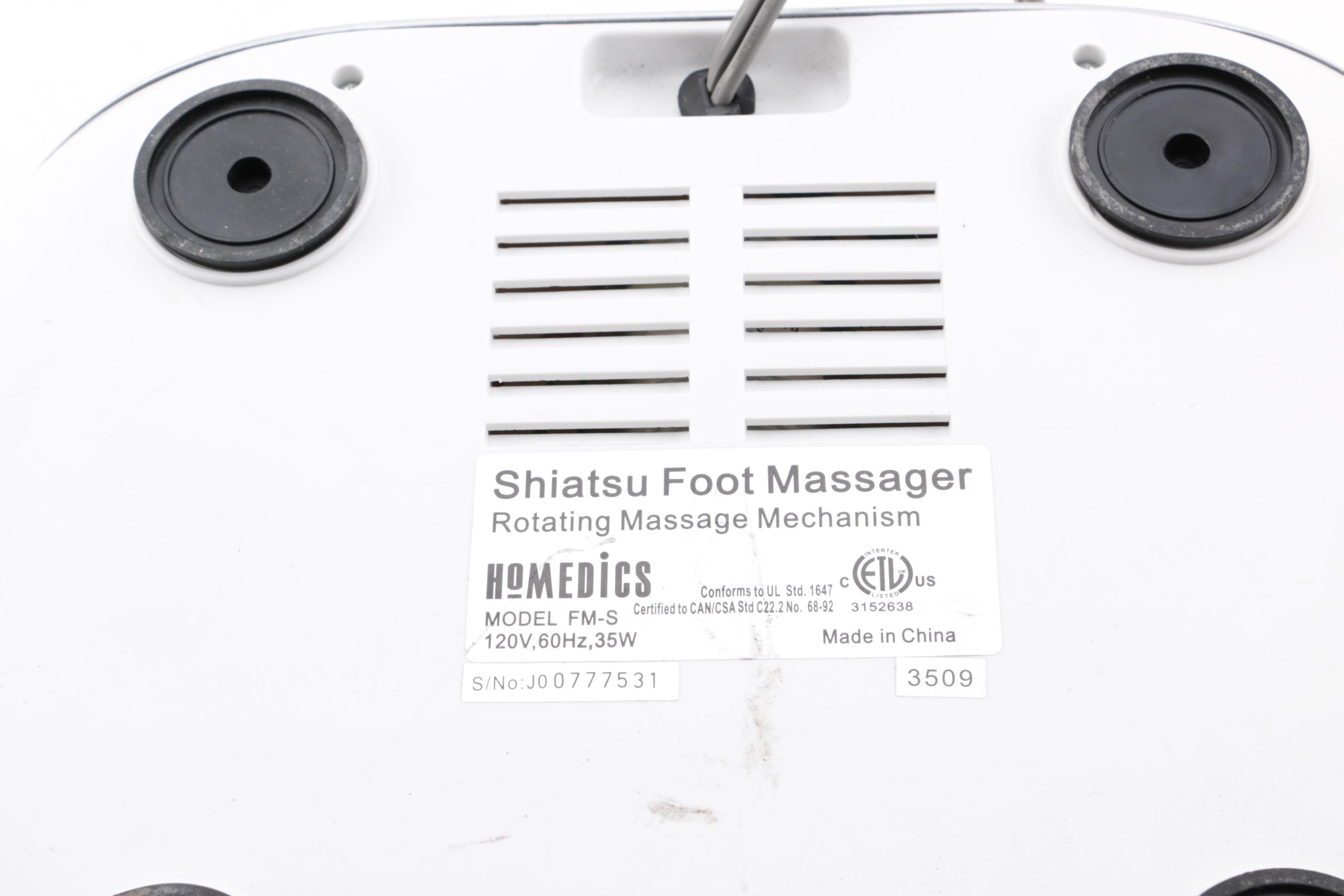 HoMedics Shiatsu Foot Massager and Professional Percussion Massager with Heat