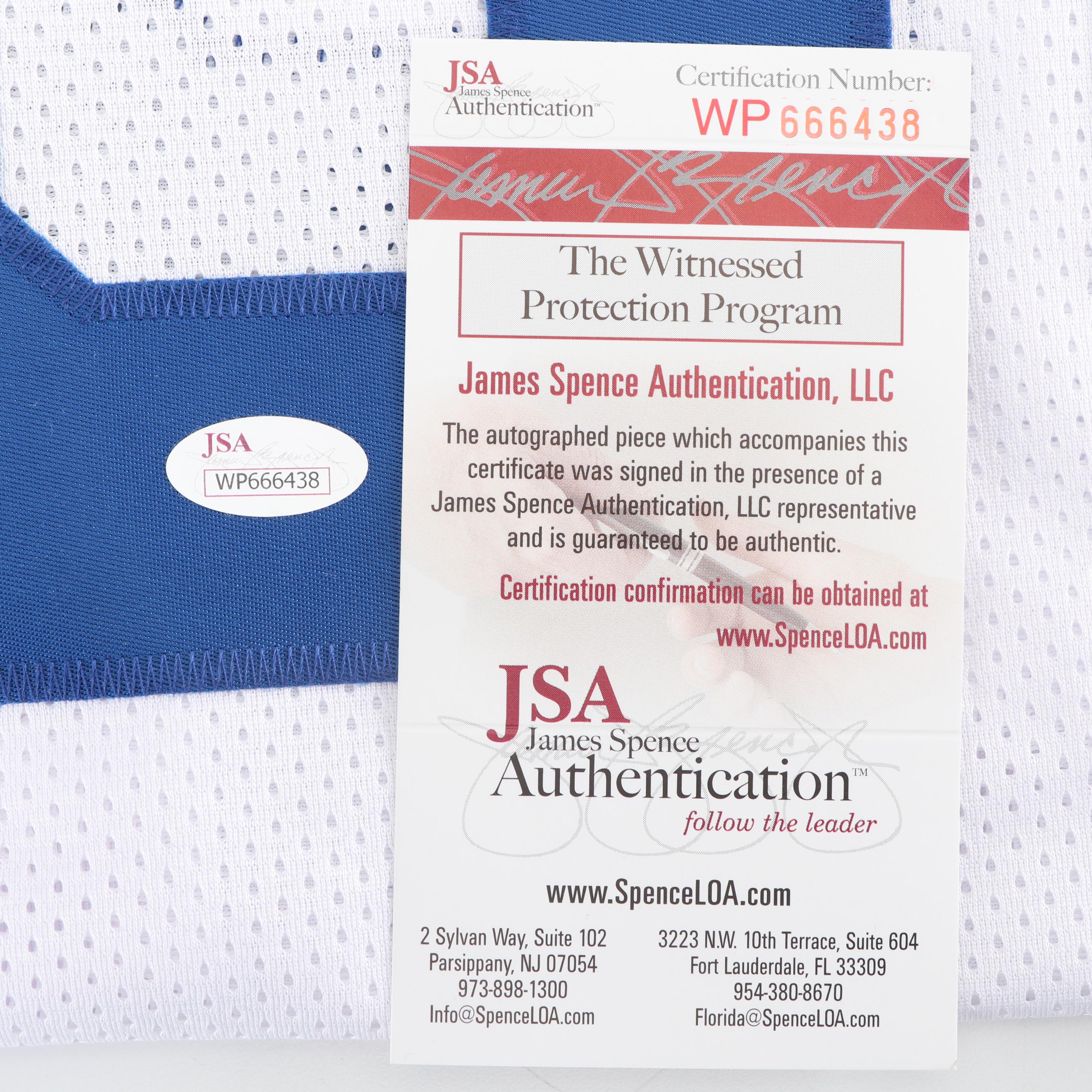 Rico Gathers Autographed Jersey - JSA COA