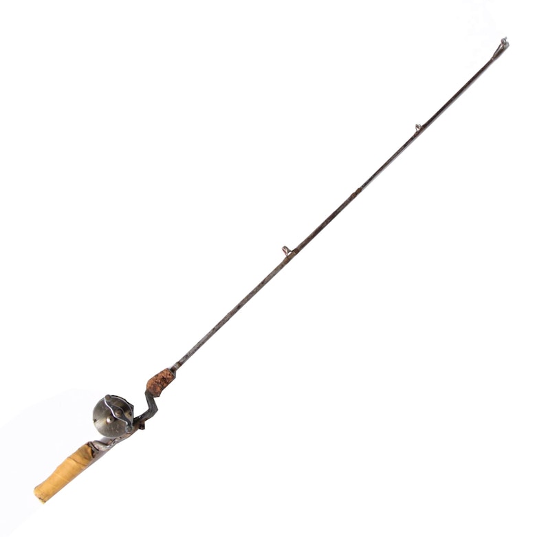 Bronson Mercury No. 2550 Fishing Reel and Rod