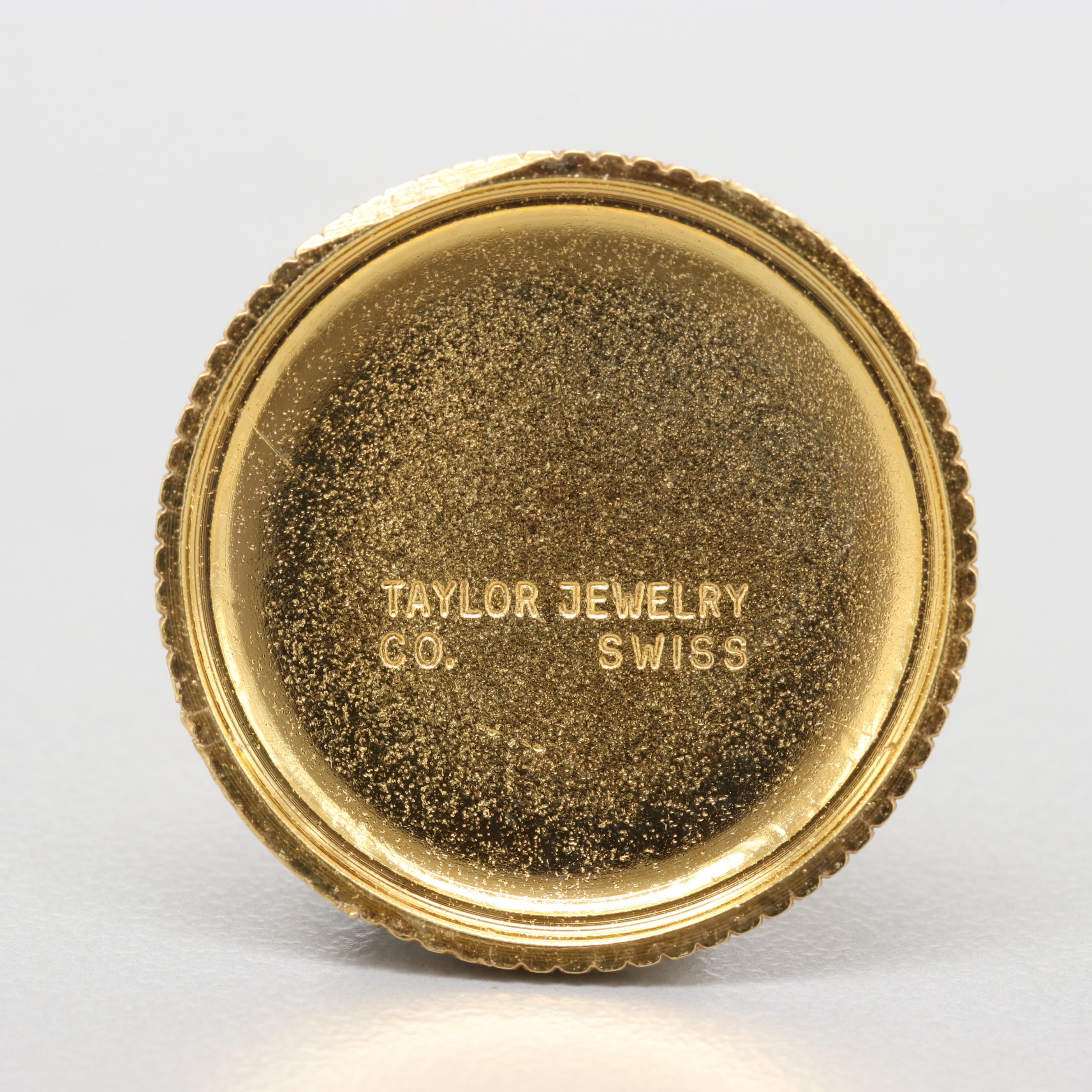 Taylor Gold Tone Pendant Watch