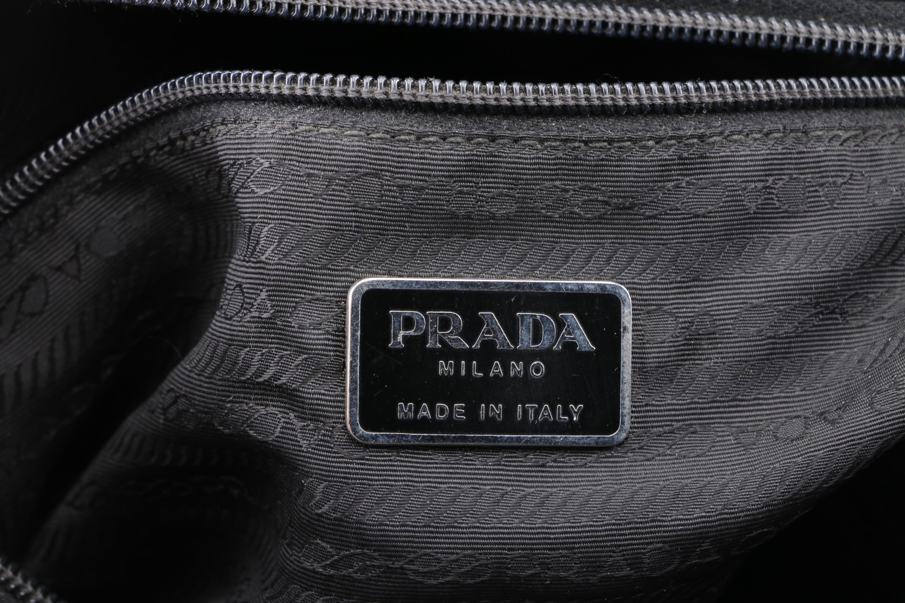 Prada Black Nylon Tote Bag