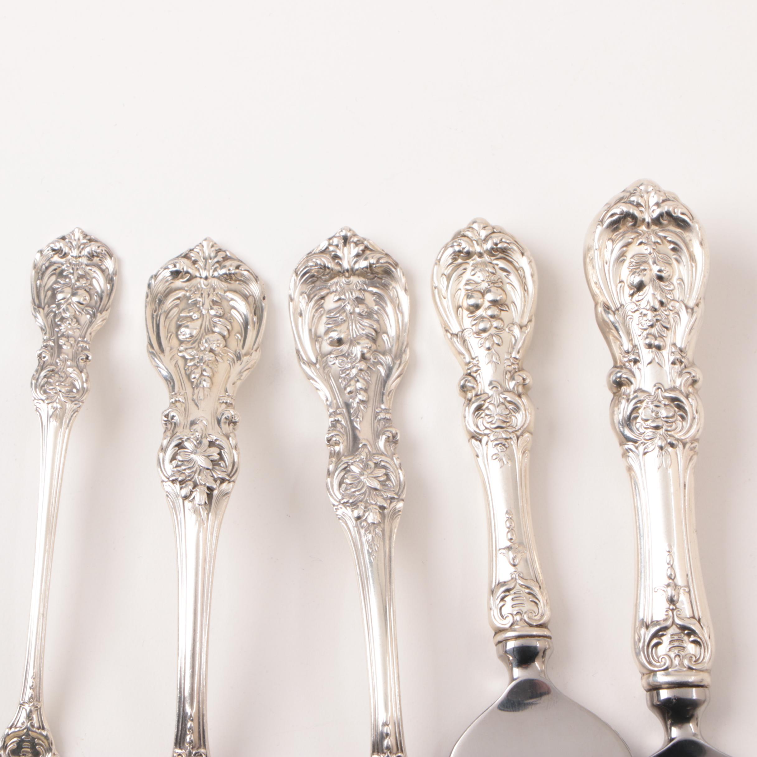 Collection of Reed & Barton Sterling Silver "Francis I" Serving Utensils