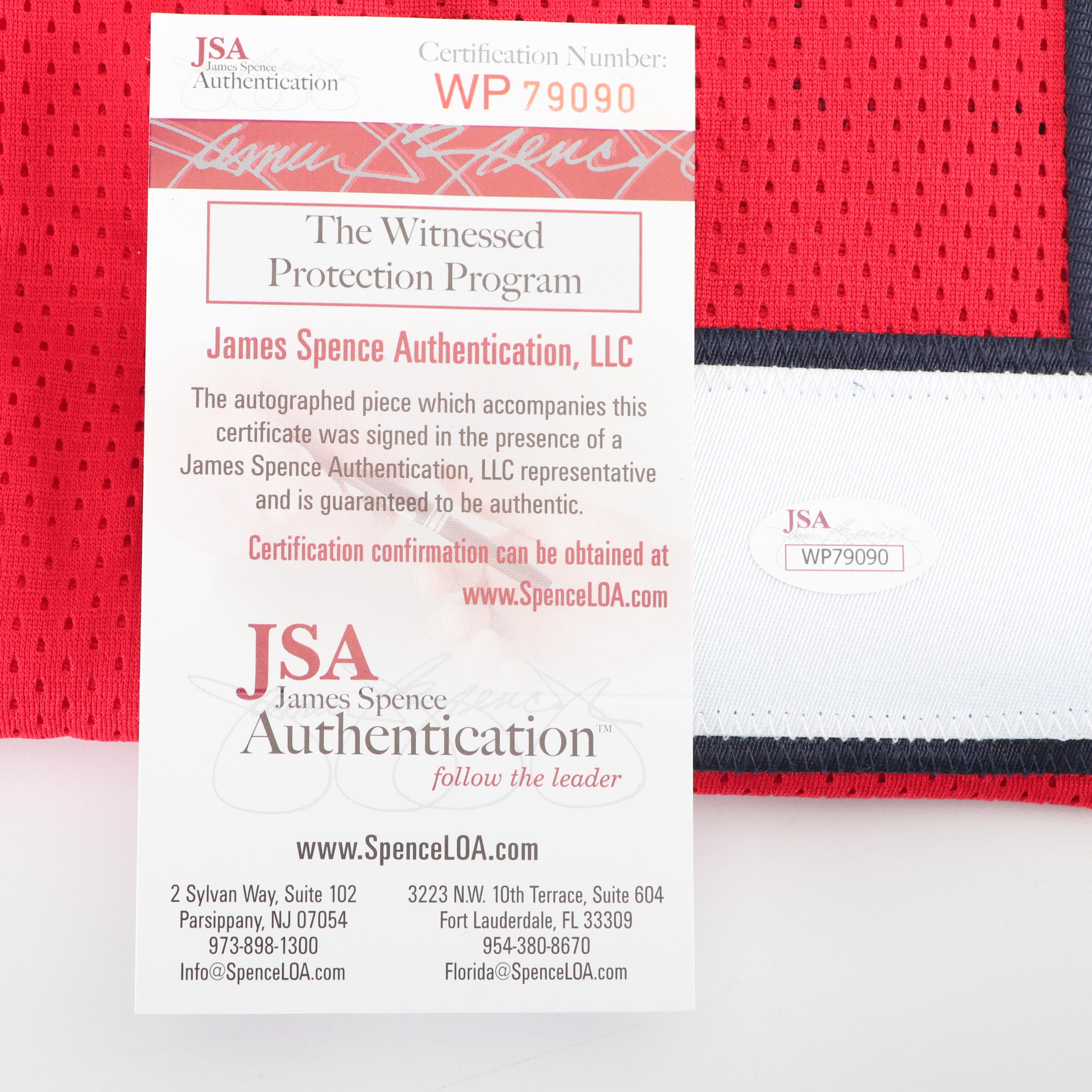 Jadeveon Clowney Autographed Jersey - JSA COA