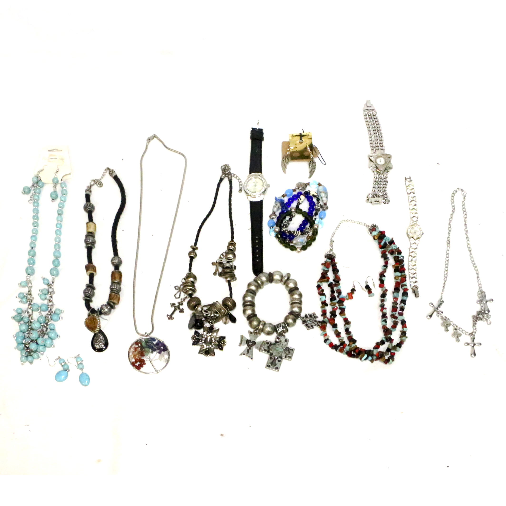 Necklace, Watch and Earring Collection