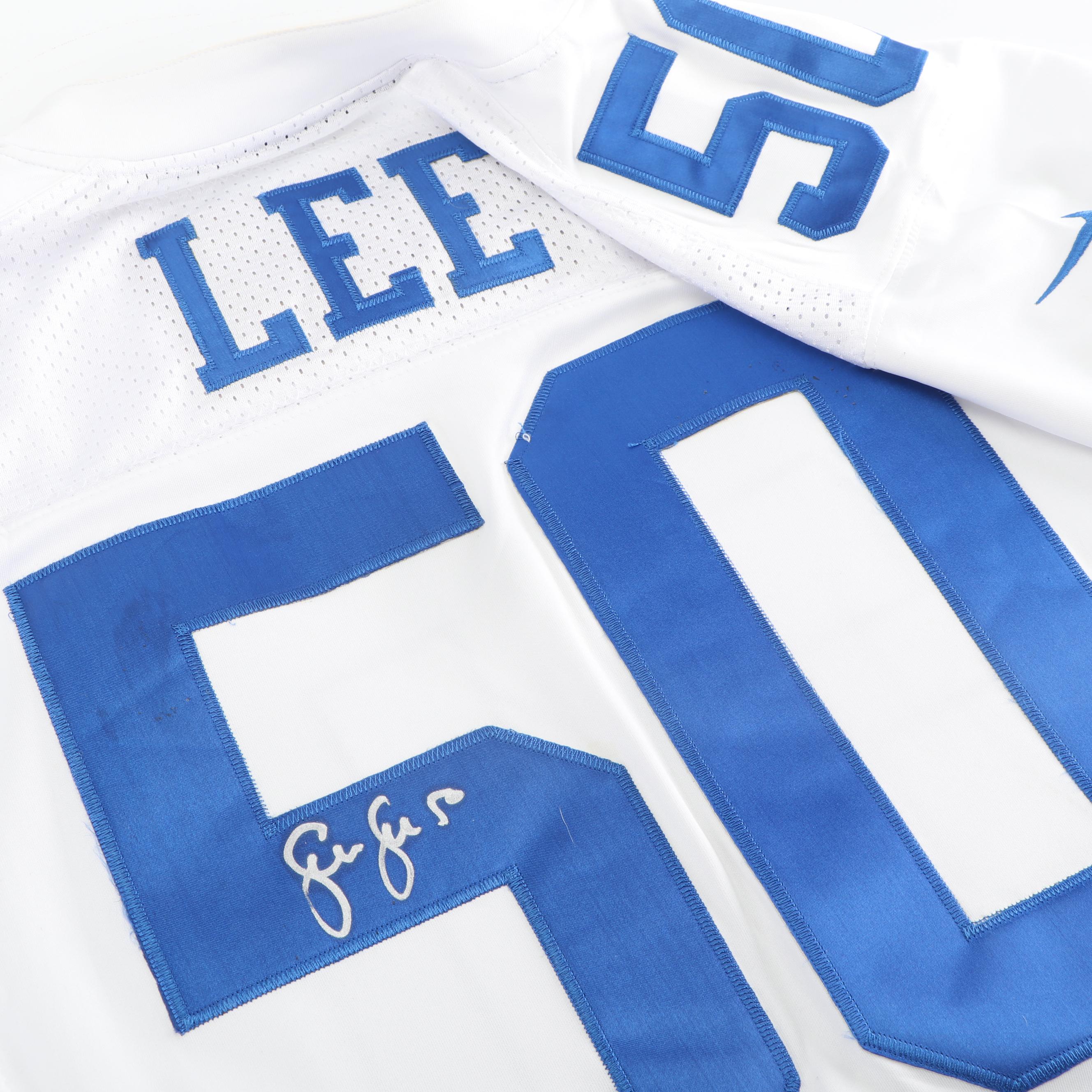 Sean Lee Autographed Jersey