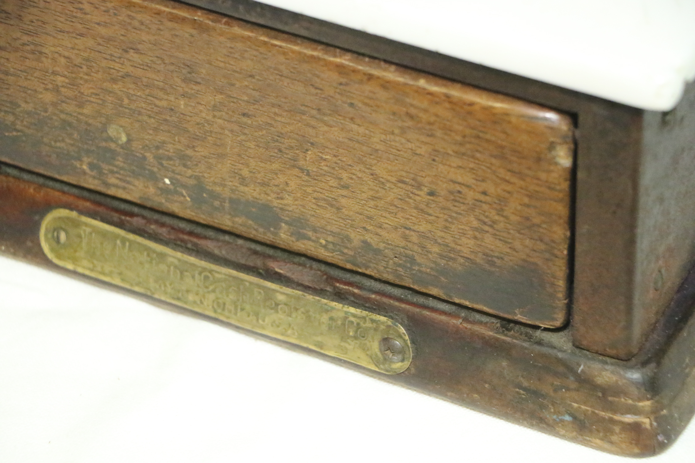 National Cash Register with Mahogany Veneer, Early 20th Century