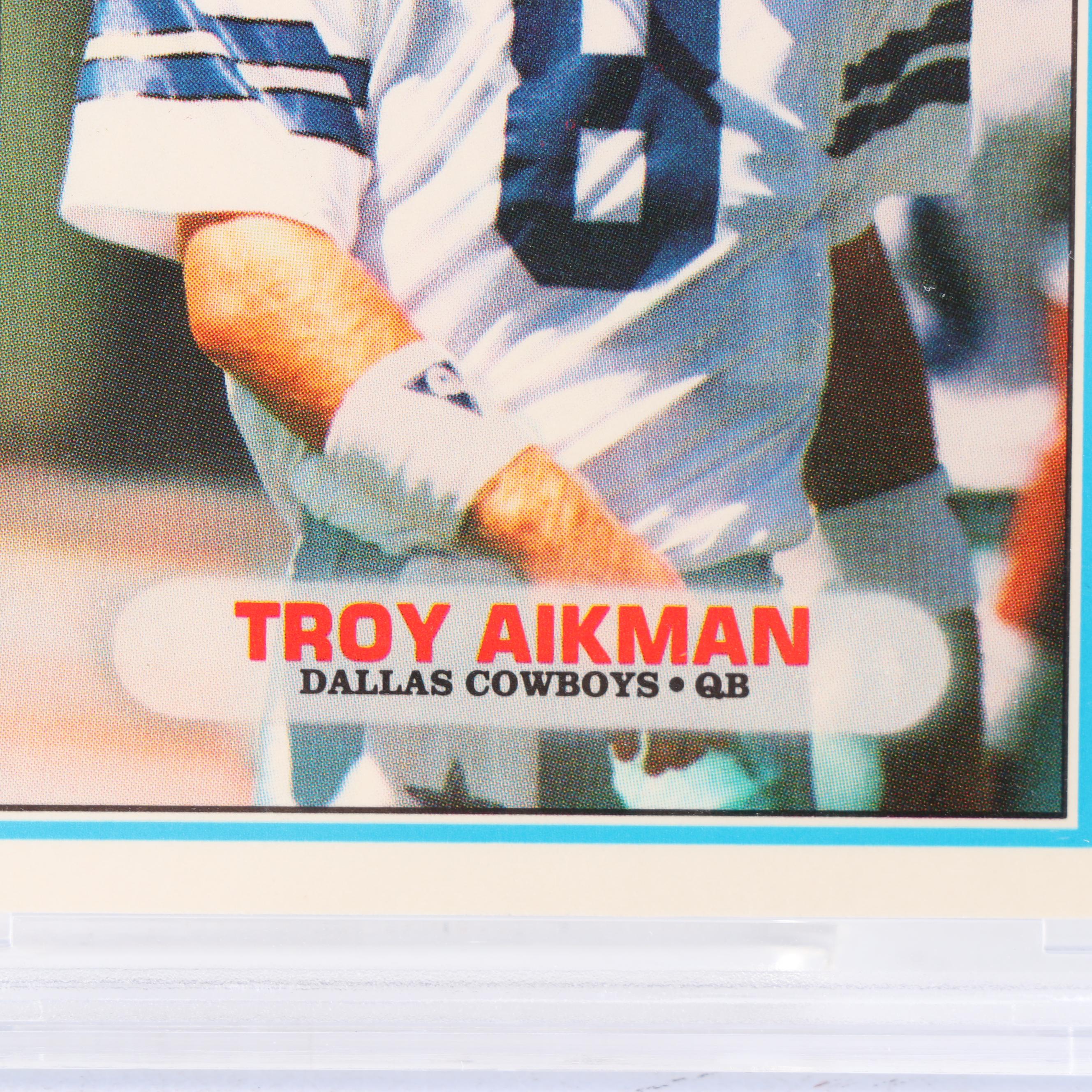 Troy Aikman 1989 Topps #70T Rookie Card BCCG Graded Mint 10