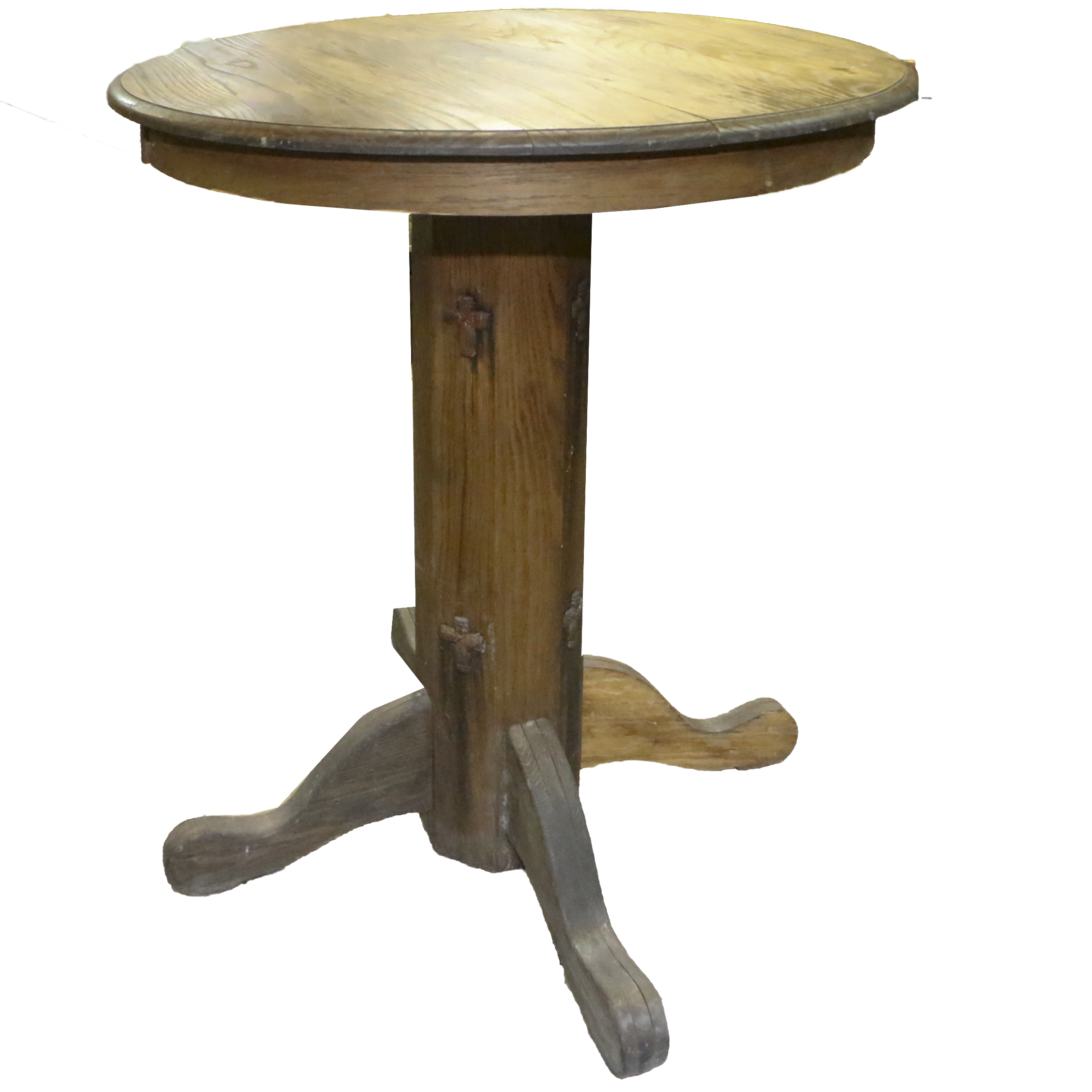 Oak Pub Table, 20th Century