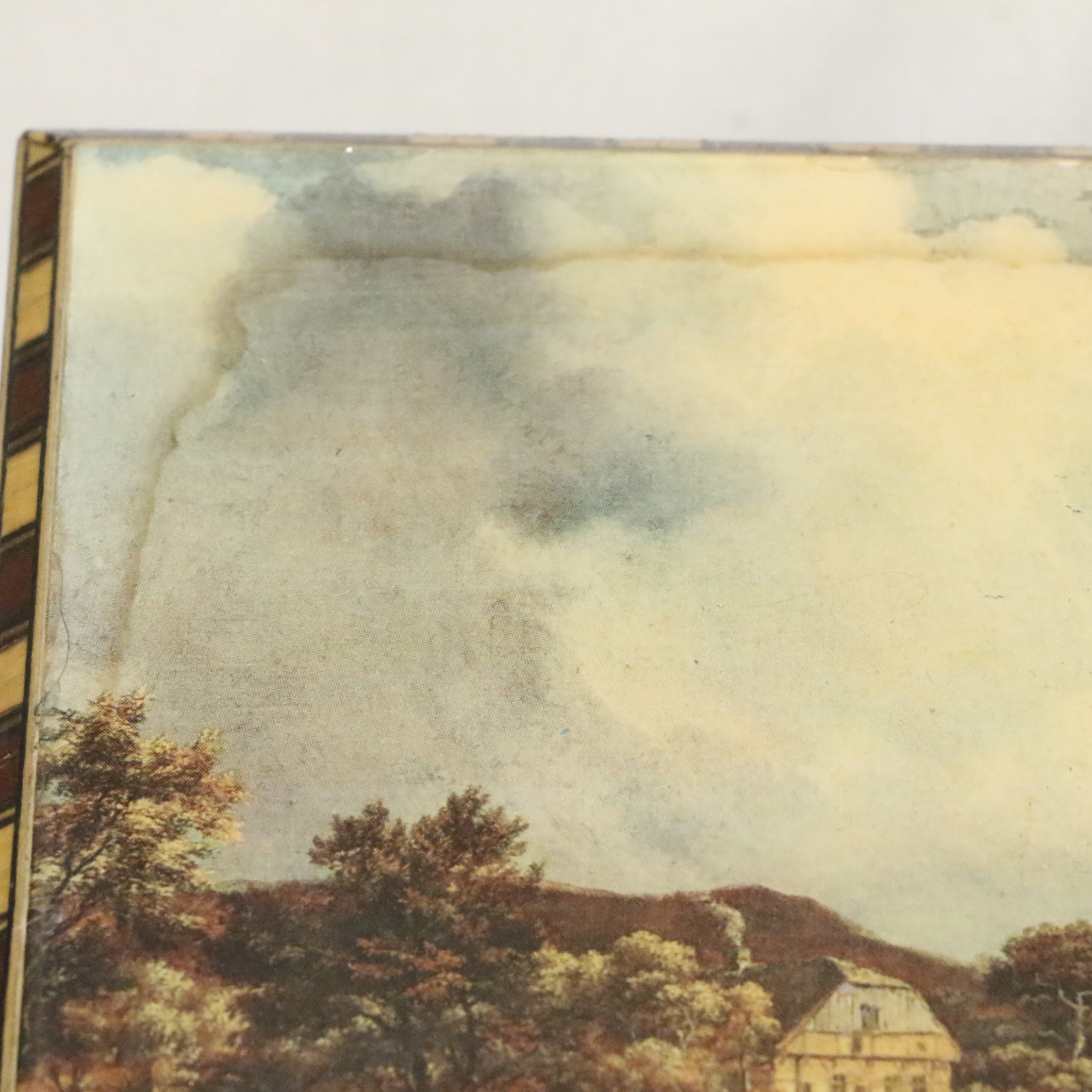 Reuge Swiss Music Box featuring Pastoral Scene, "Edelweiss"