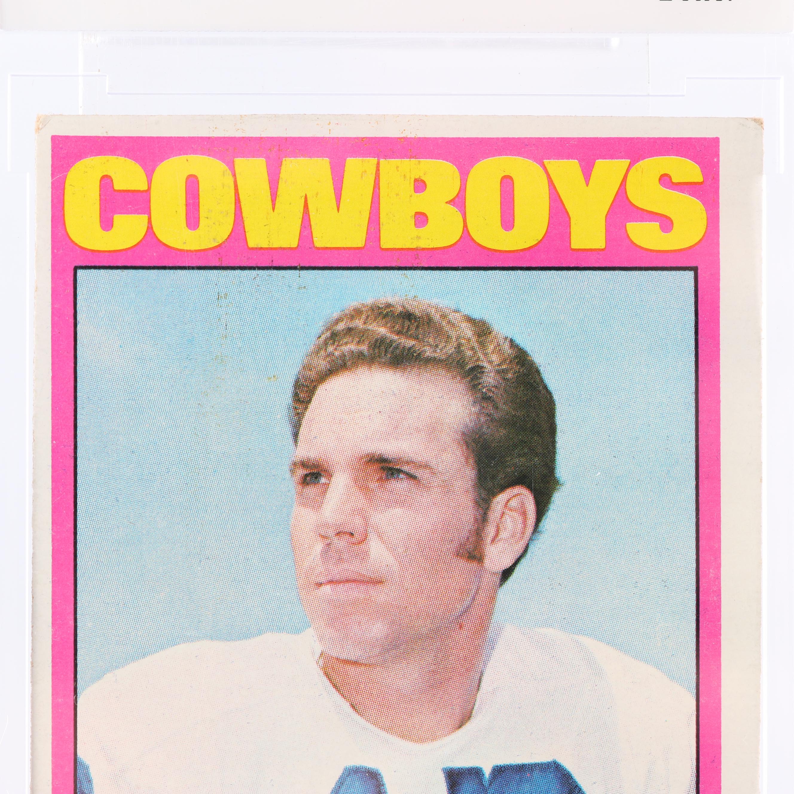 Roger Staubach Graded Rookie Card 1972 Topps #200 Football Card