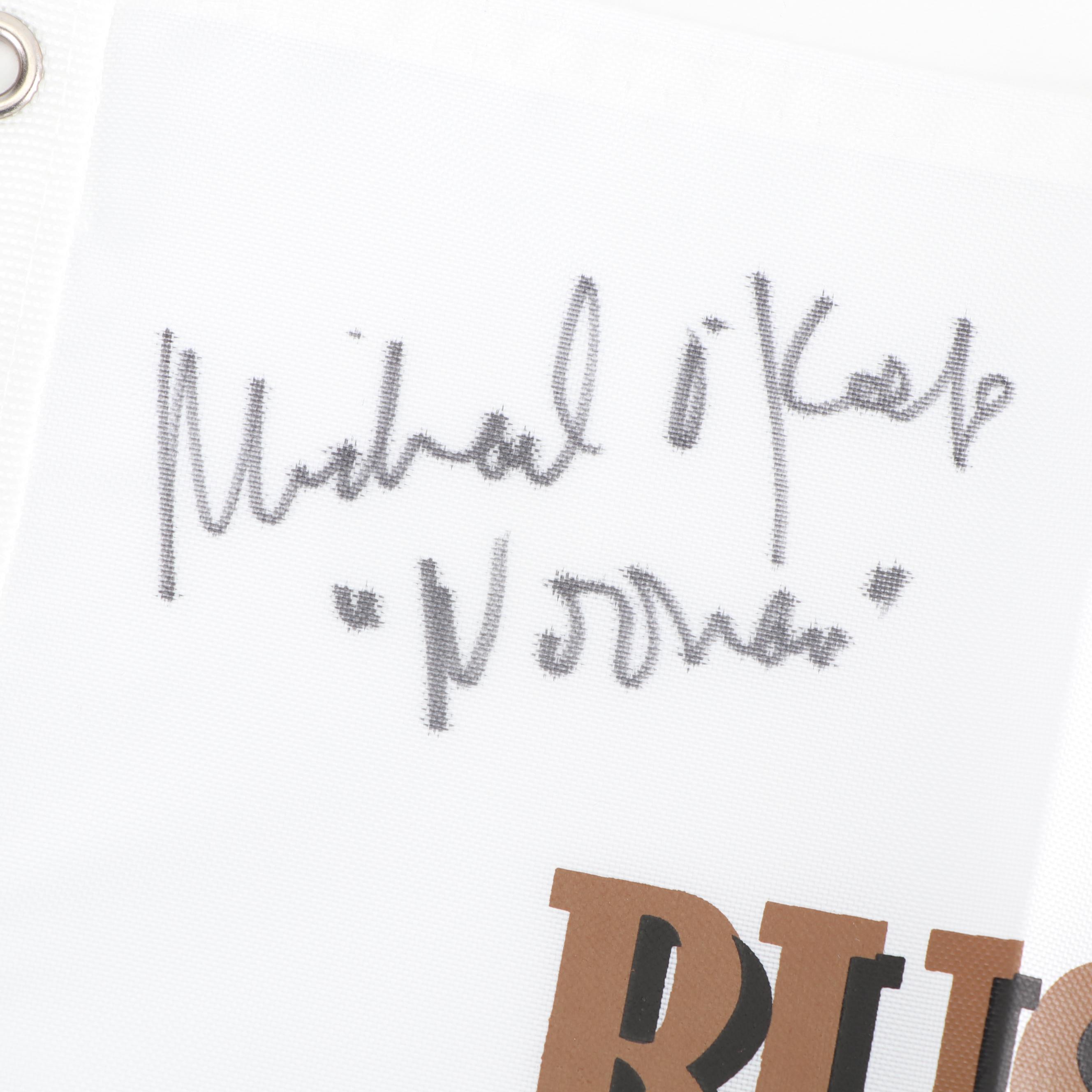 Michael O'Keefe and Cindy Morgan Autographed "Caddyshack" Flag - PSA/DNA COA