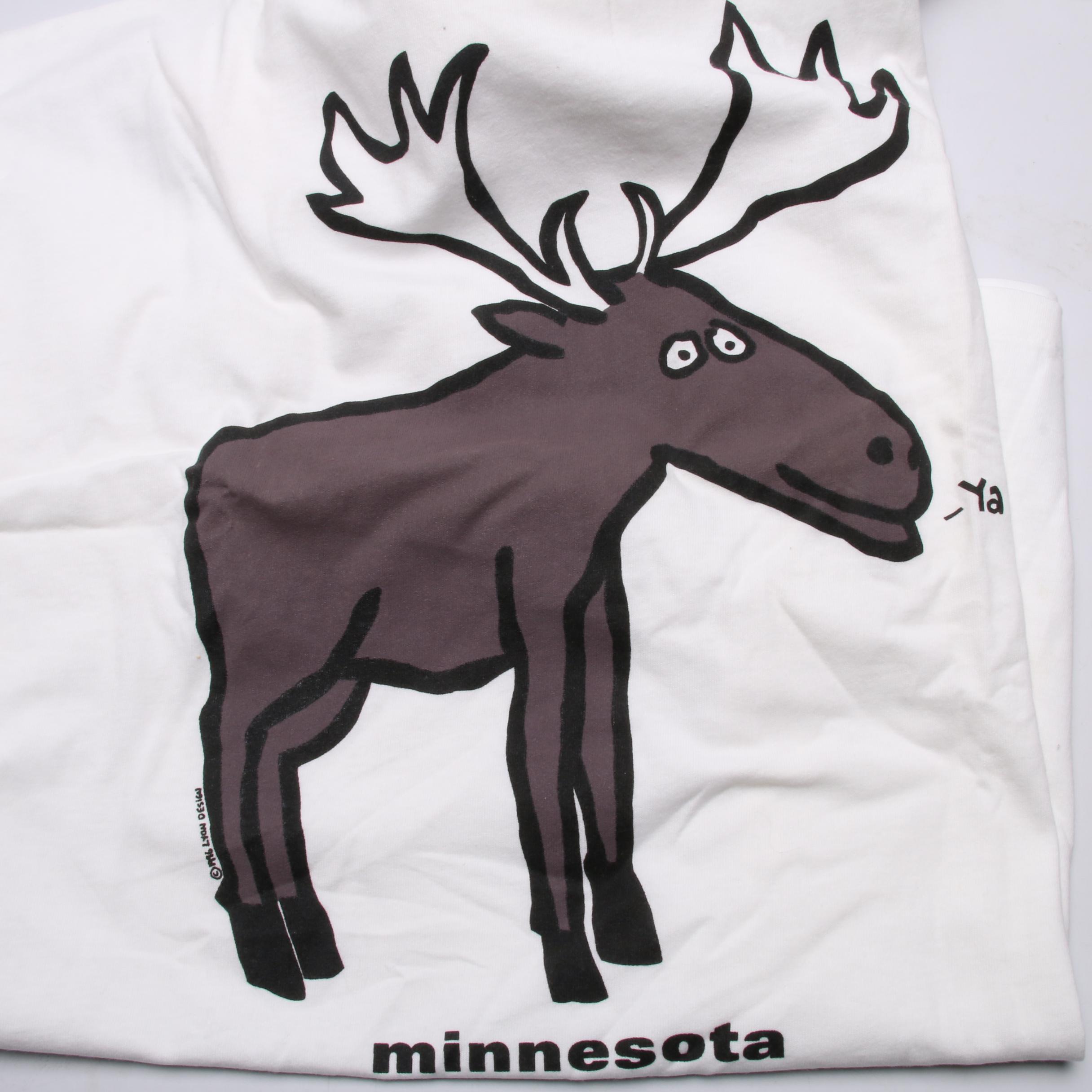 Cotton T-Shirts Including Disney Characters, The Far Side, Corona Beer and More