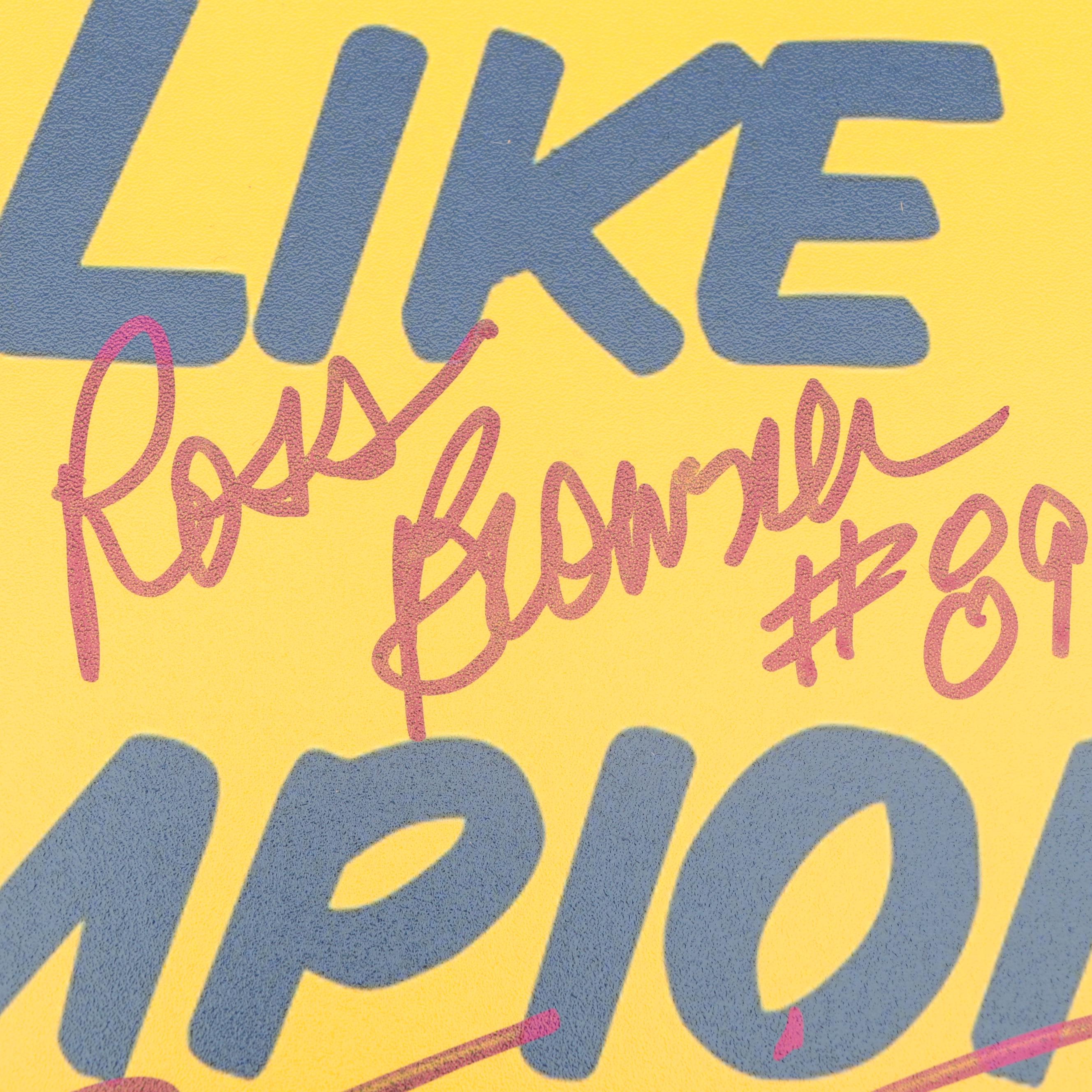 Autographed "Play Like A Champion Today" Notre Dame Football Poster