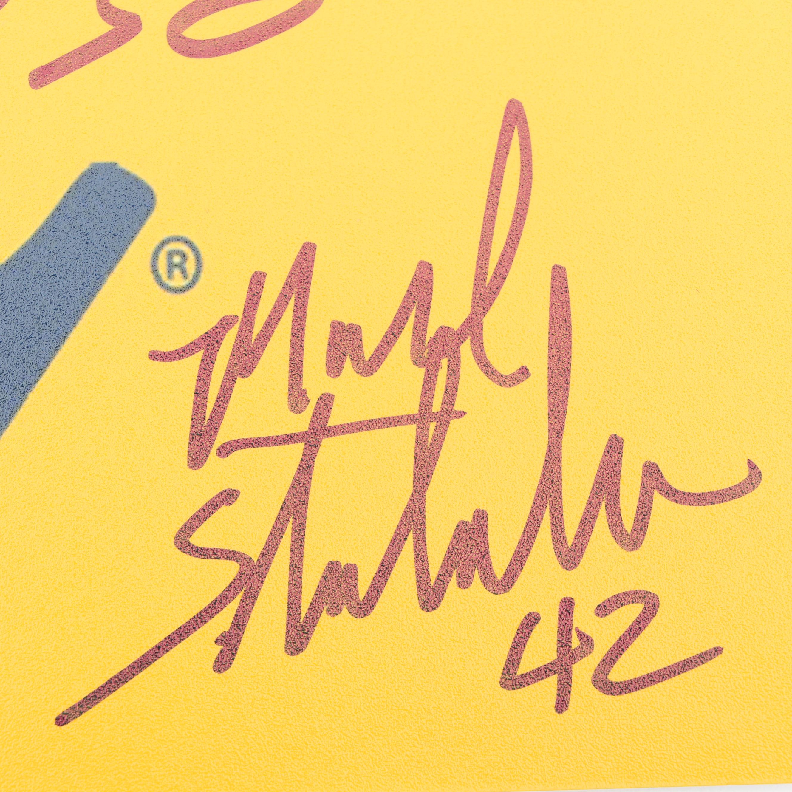 Autographed "Play Like A Champion Today" Notre Dame Football Poster