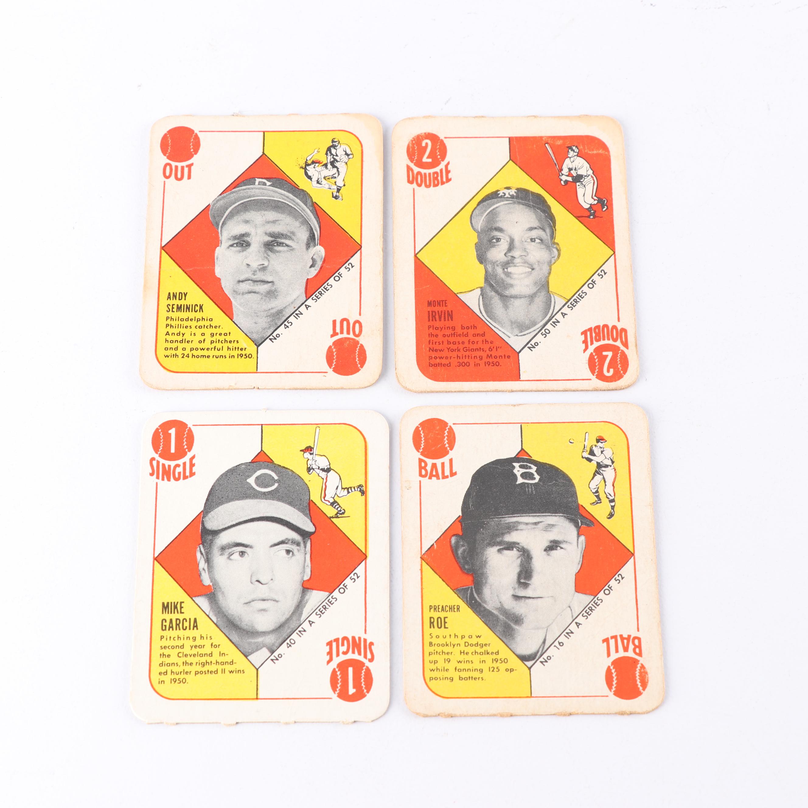 1951 Topps Red Backs Baseball Cards