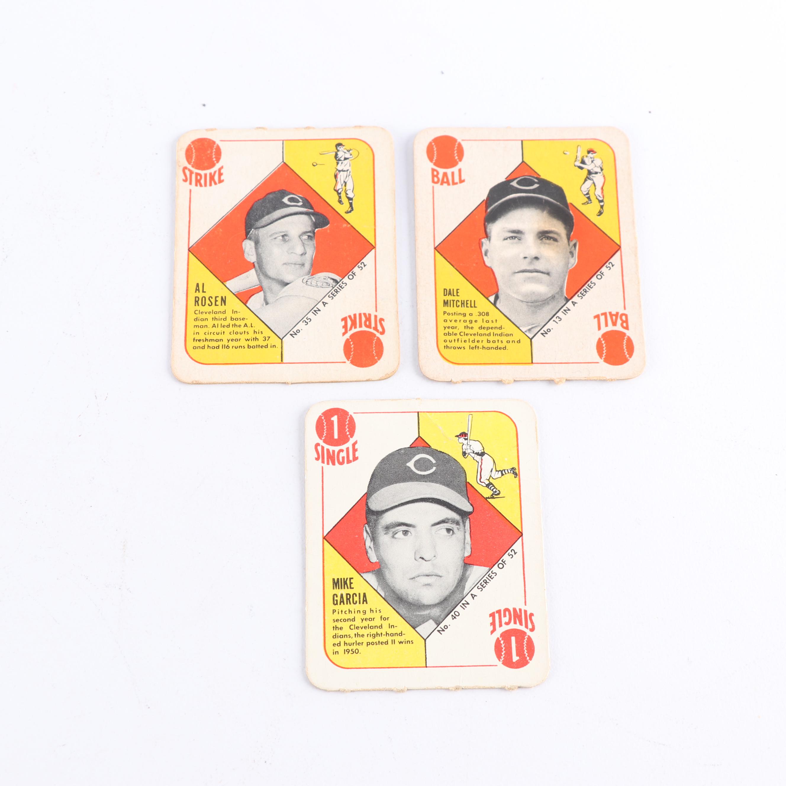 1951 Topps Red Backs Baseball Cards