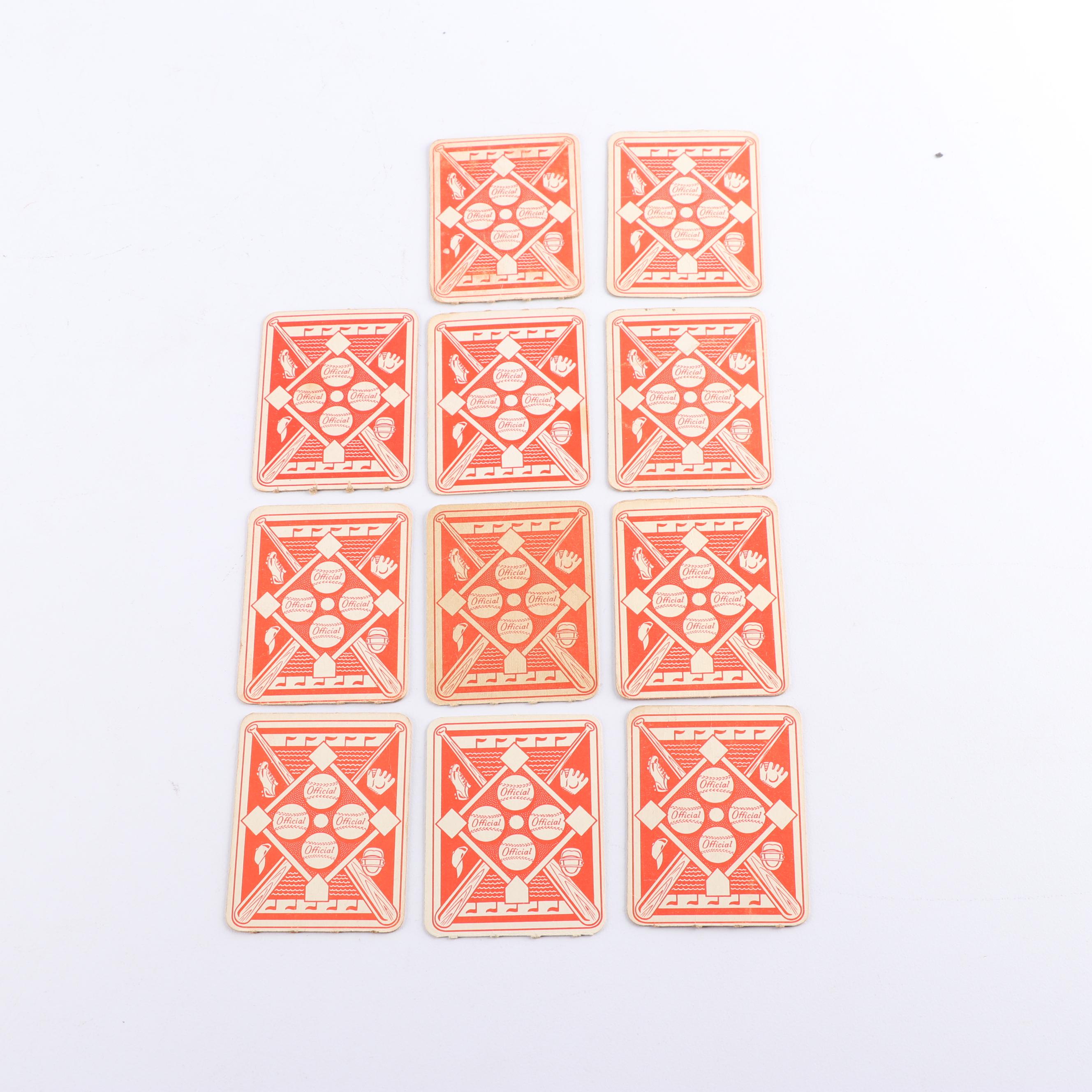 1951 Topps Red Backs Baseball Cards