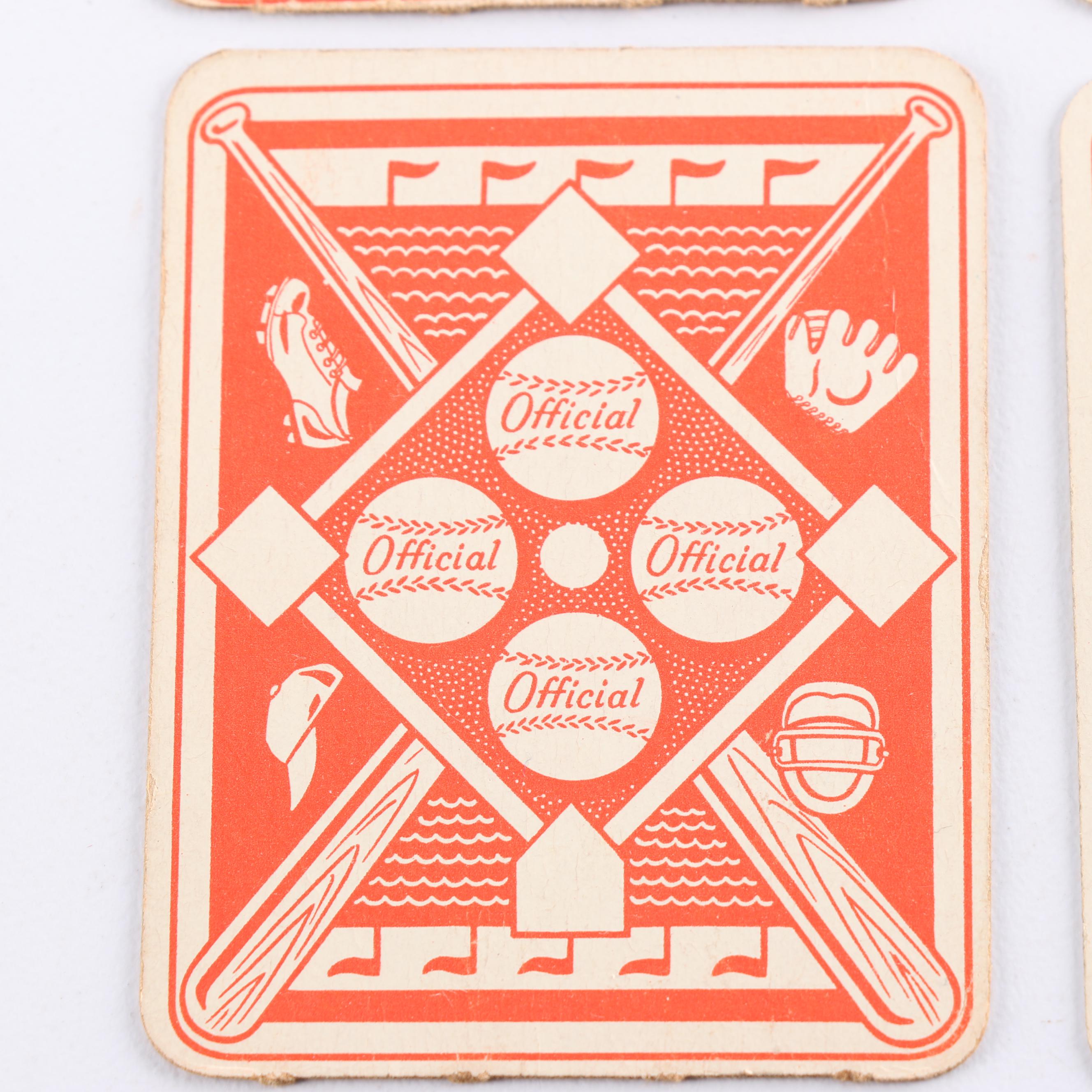 1951 Topps Red Backs Baseball Cards