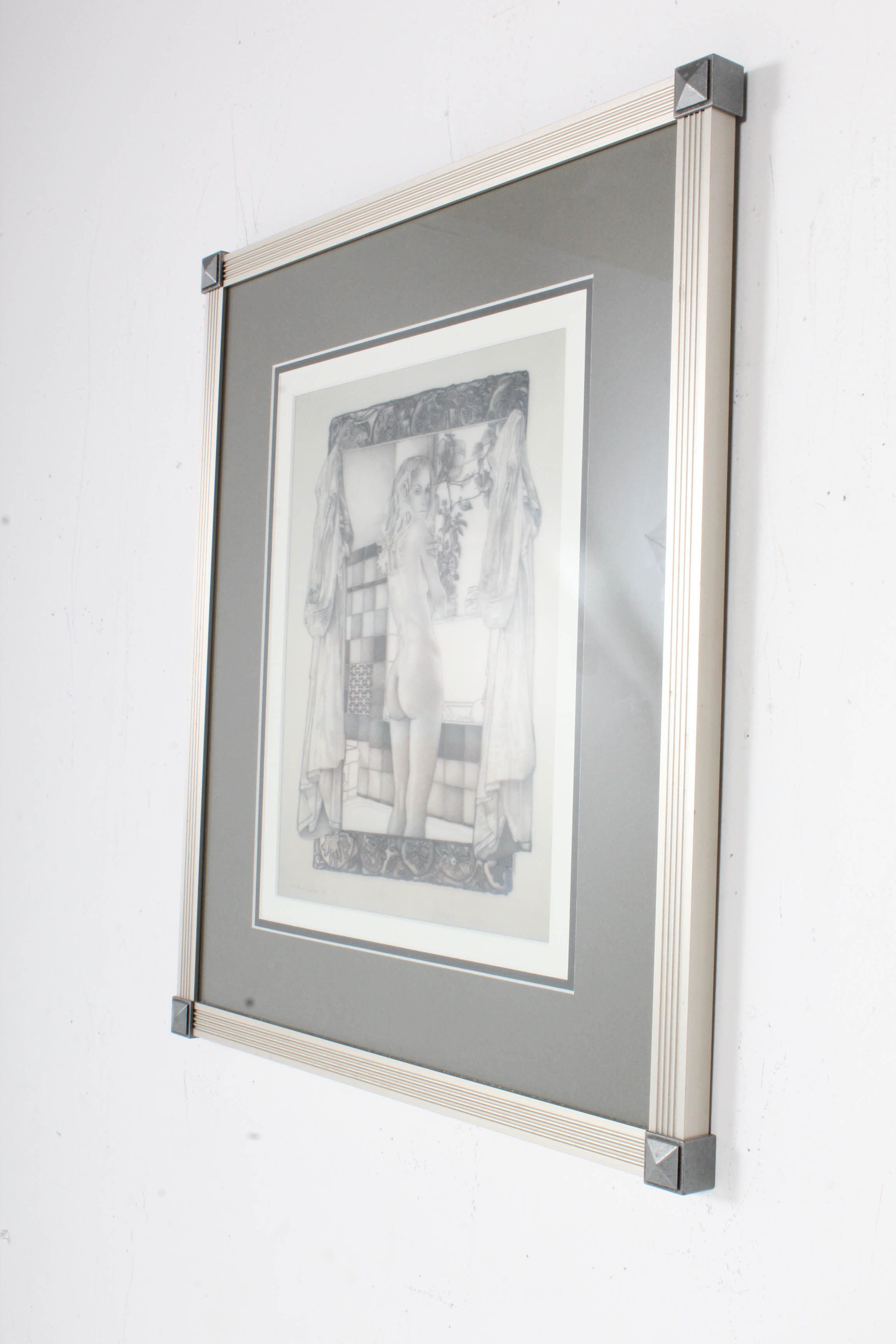 Dennis Corrigan Etching of Nude Woman