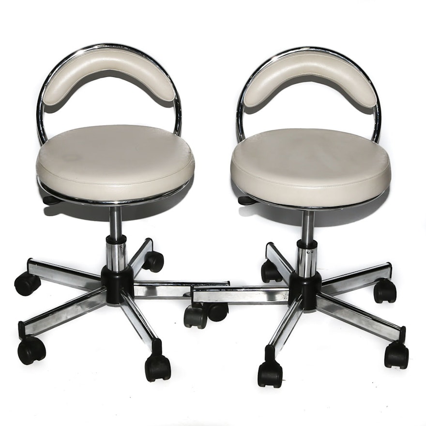 Rolling Nail Salon Chairs