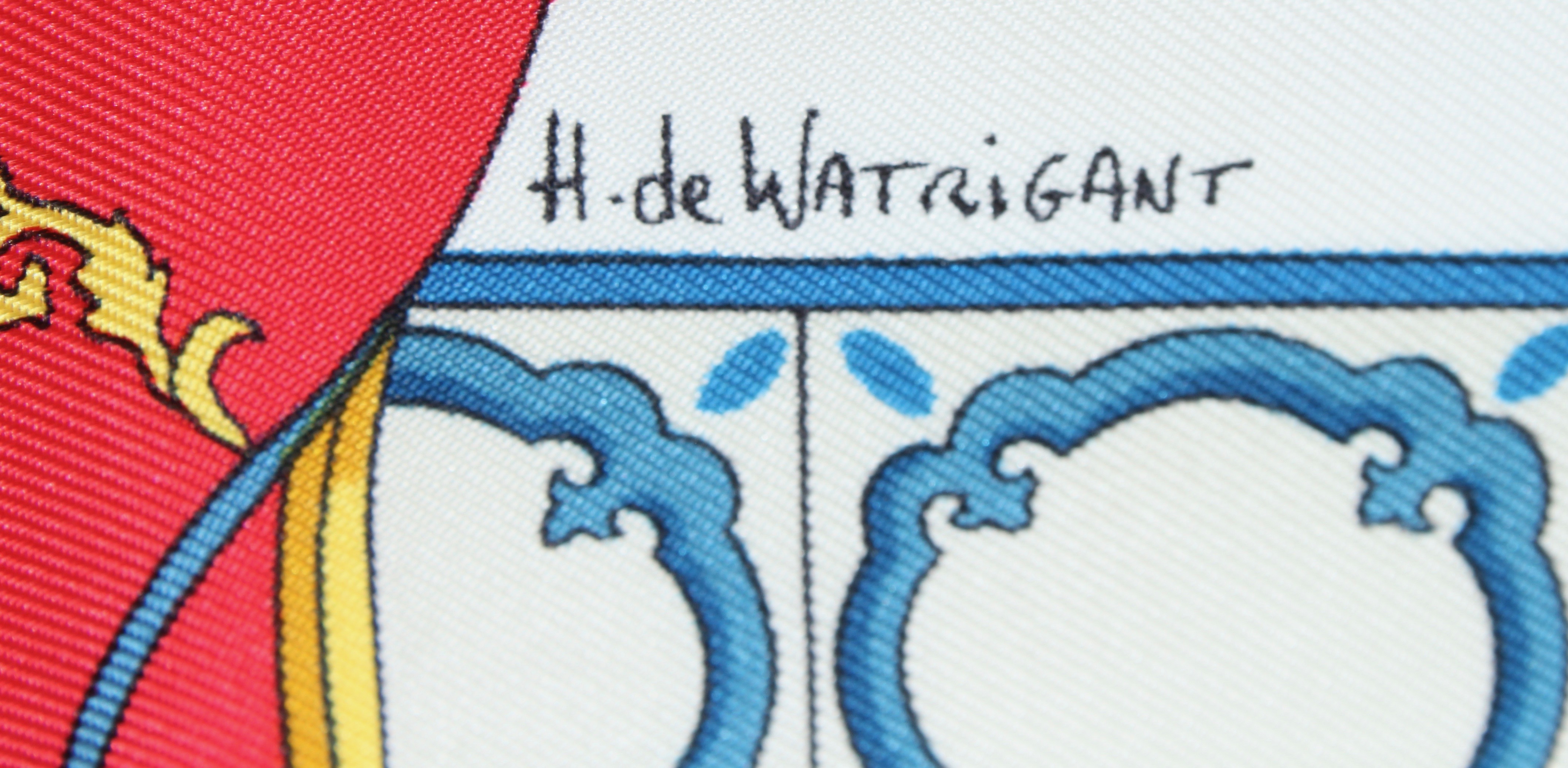 Hermès of Paris "Real Escuela Andaluza Del Arte Ecuestre" Silk Scarf