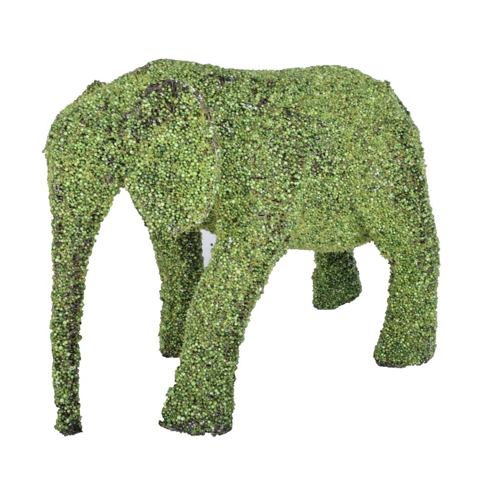 Elephant Tabletop Topiary Figure