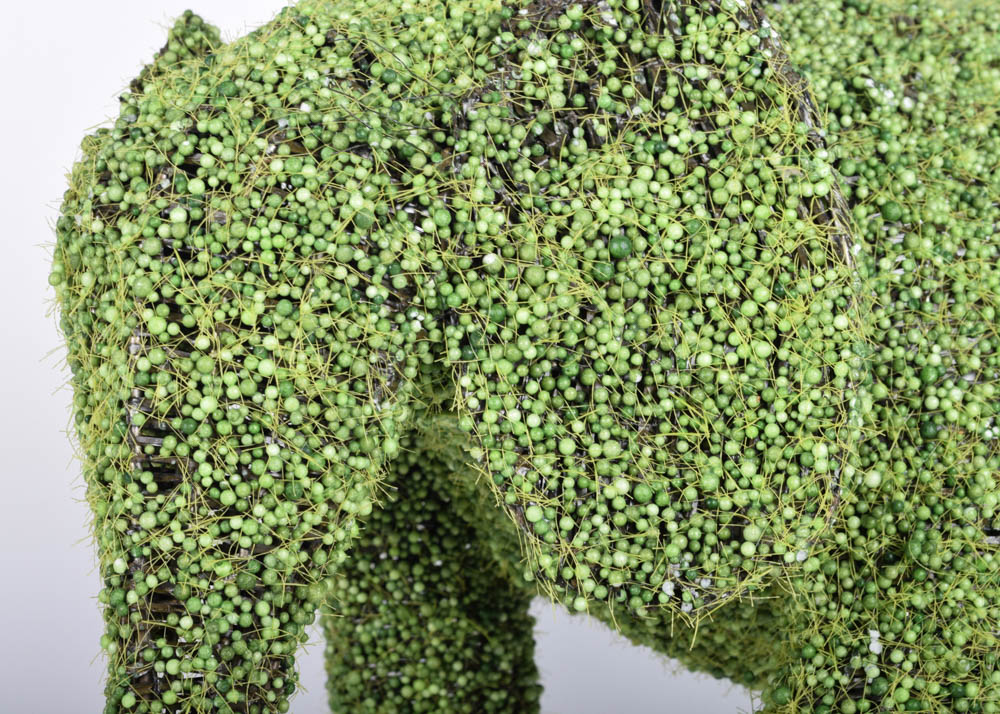 Elephant Tabletop Topiary Figure