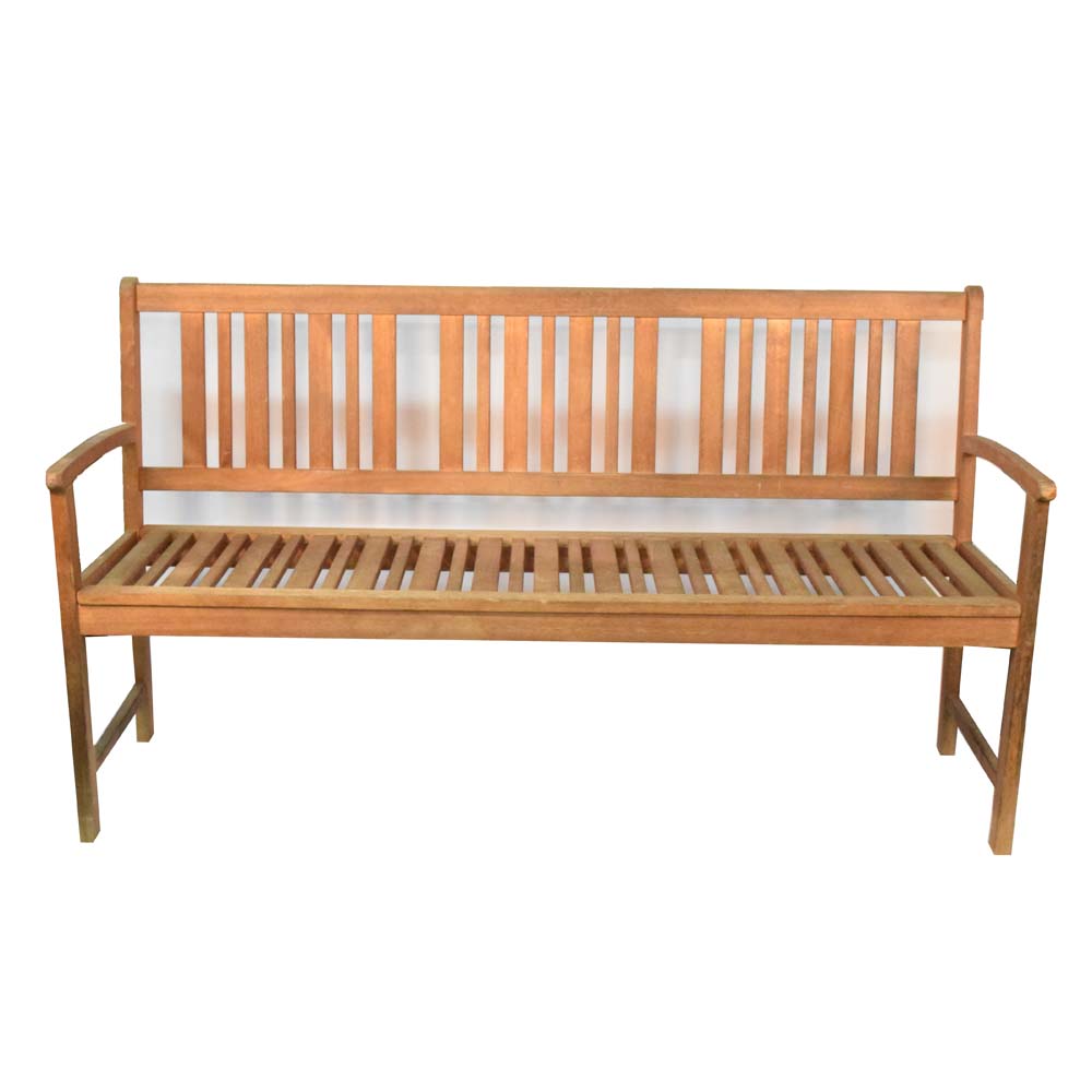 Weathered Patio Bench