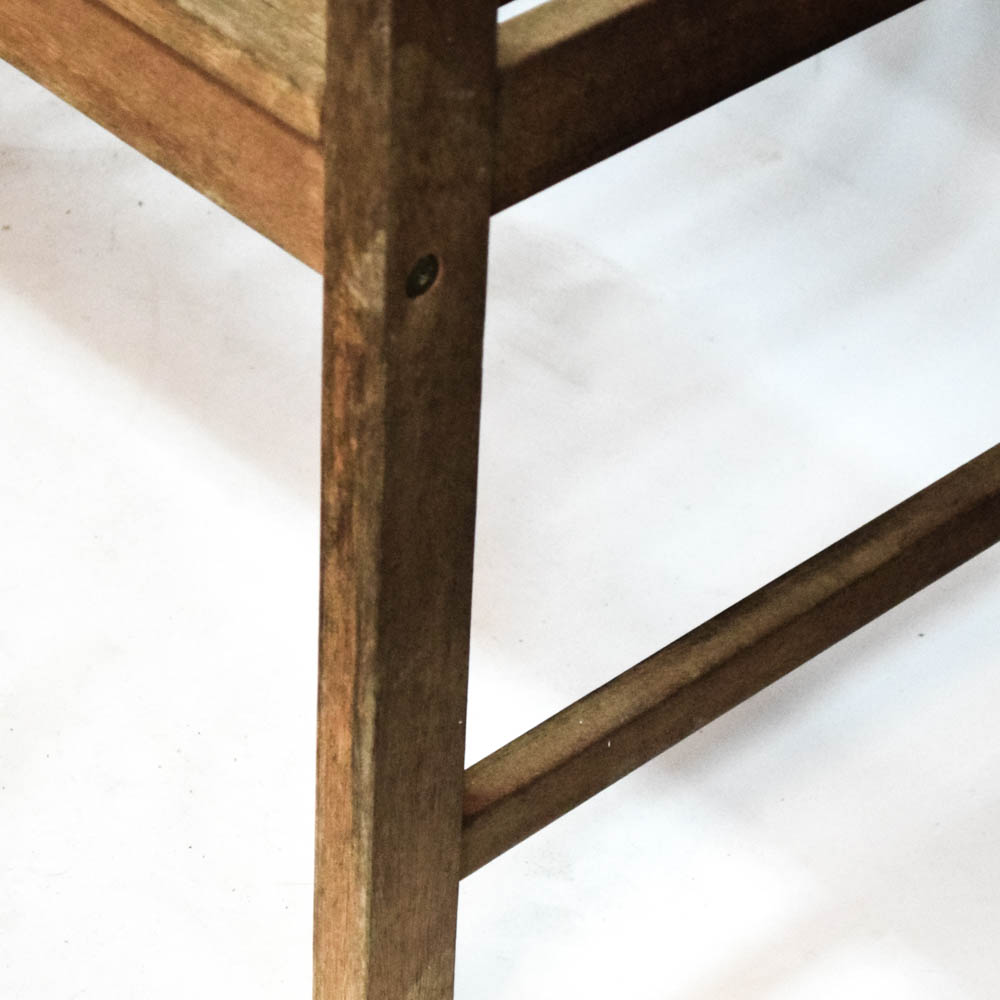 Weathered Patio Bench