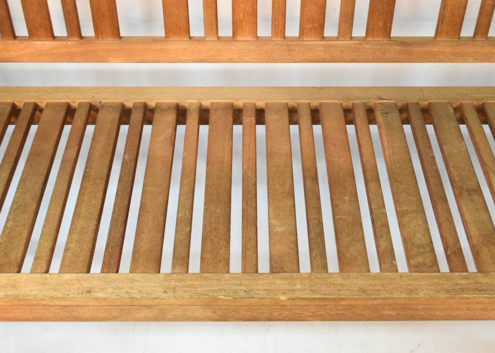 Weathered Patio Bench