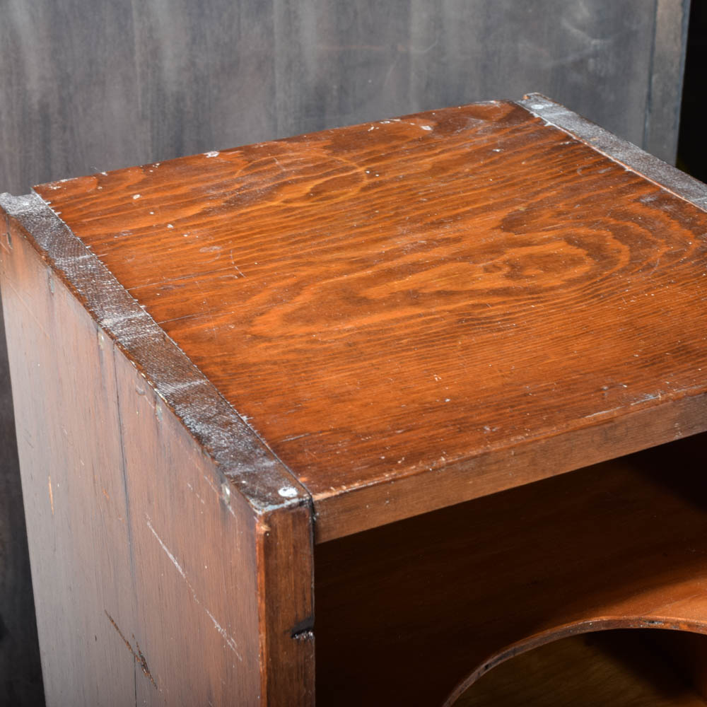 Vintage Pine Office Filing Unit