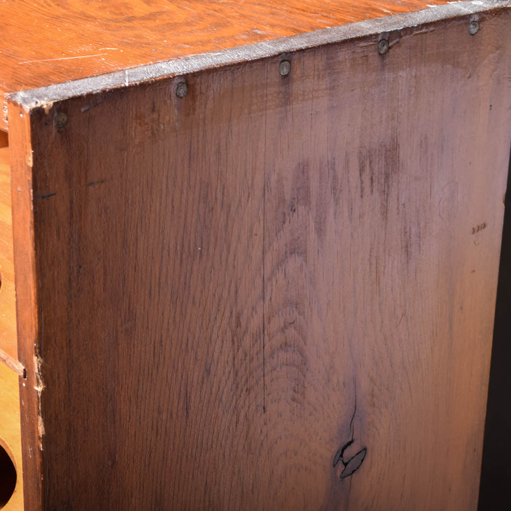 Vintage Pine Office Filing Unit