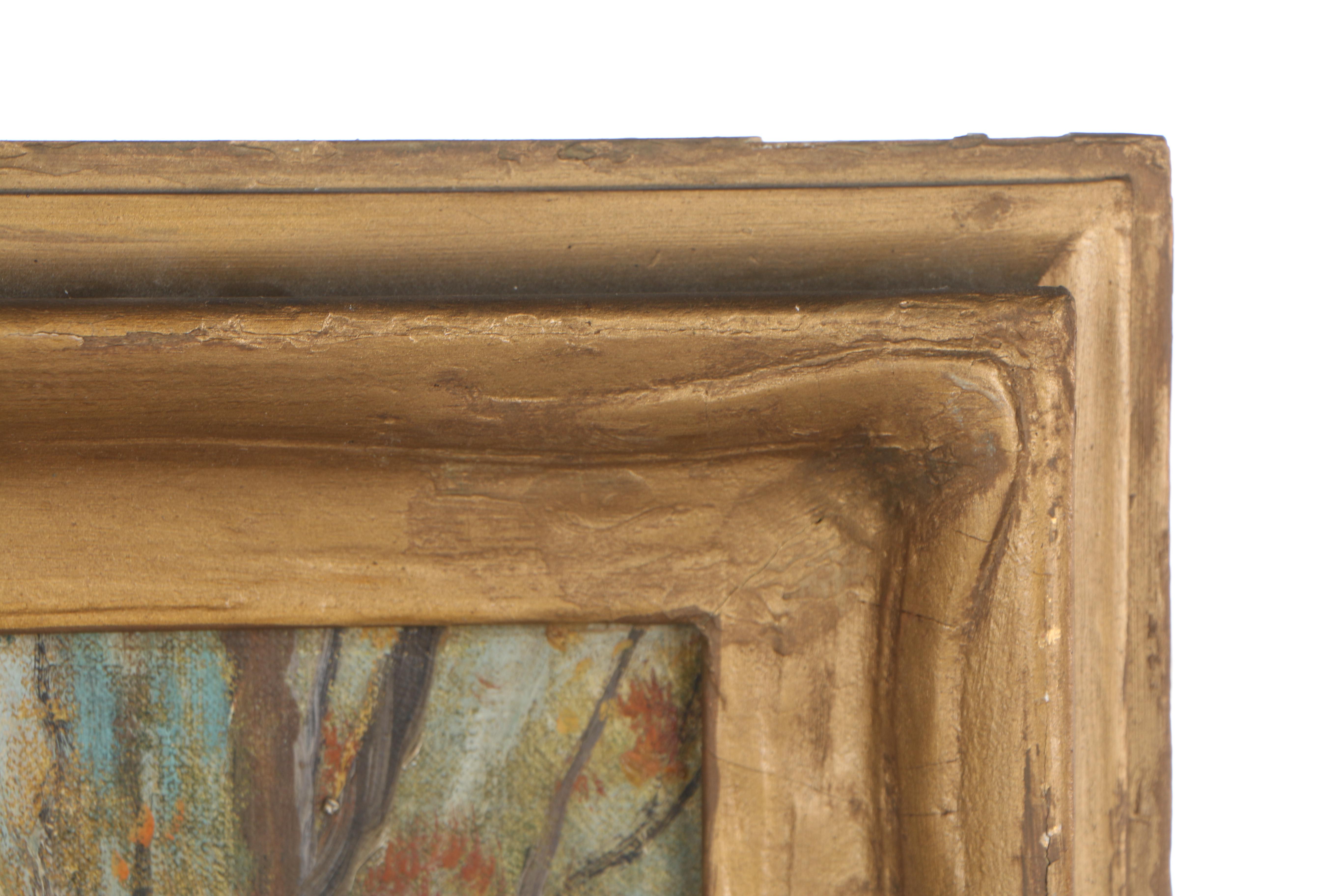 Charles P. Gruppe Early 20th Century Oil Painting on Canvas