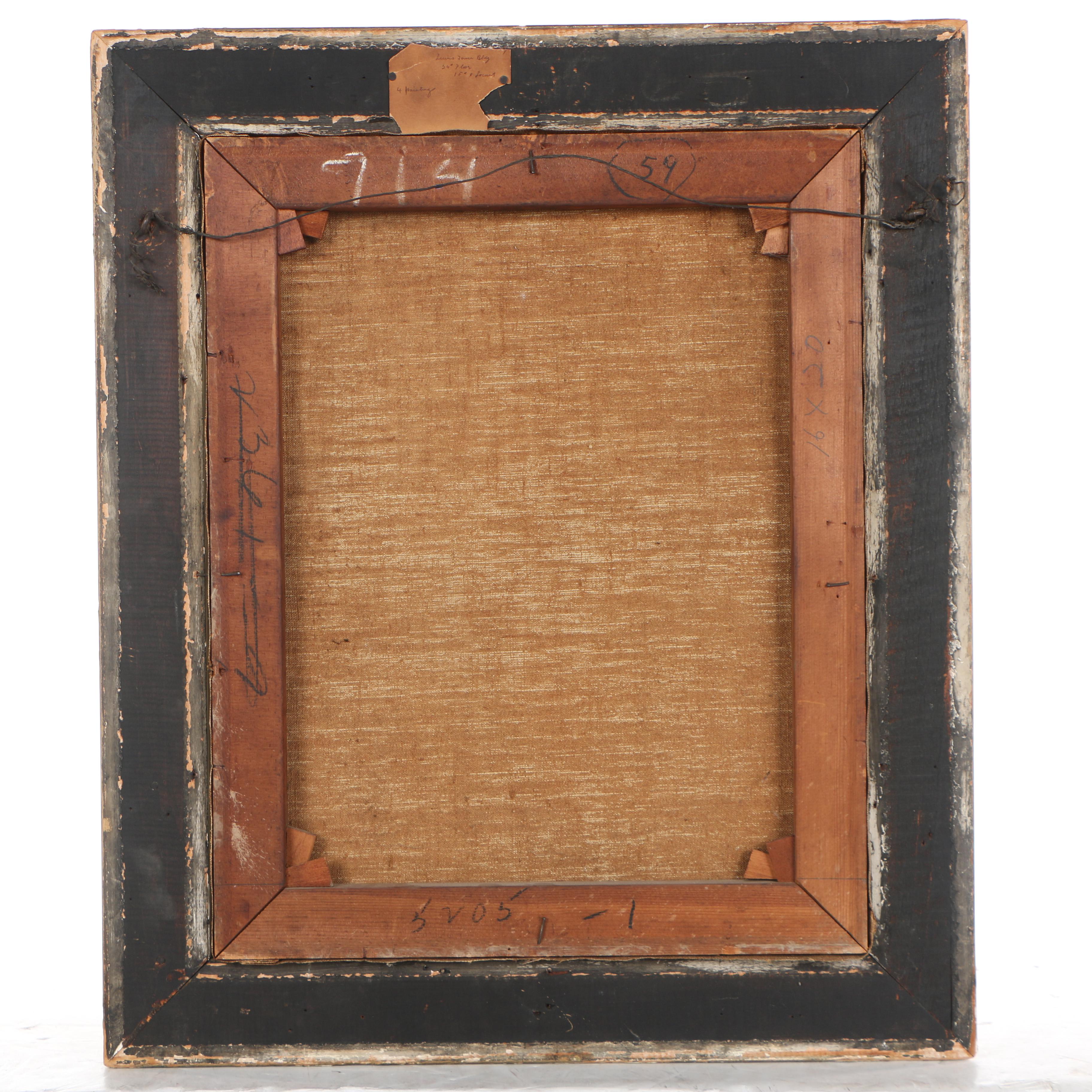 Charles P. Gruppe Early 20th Century Oil Painting on Canvas