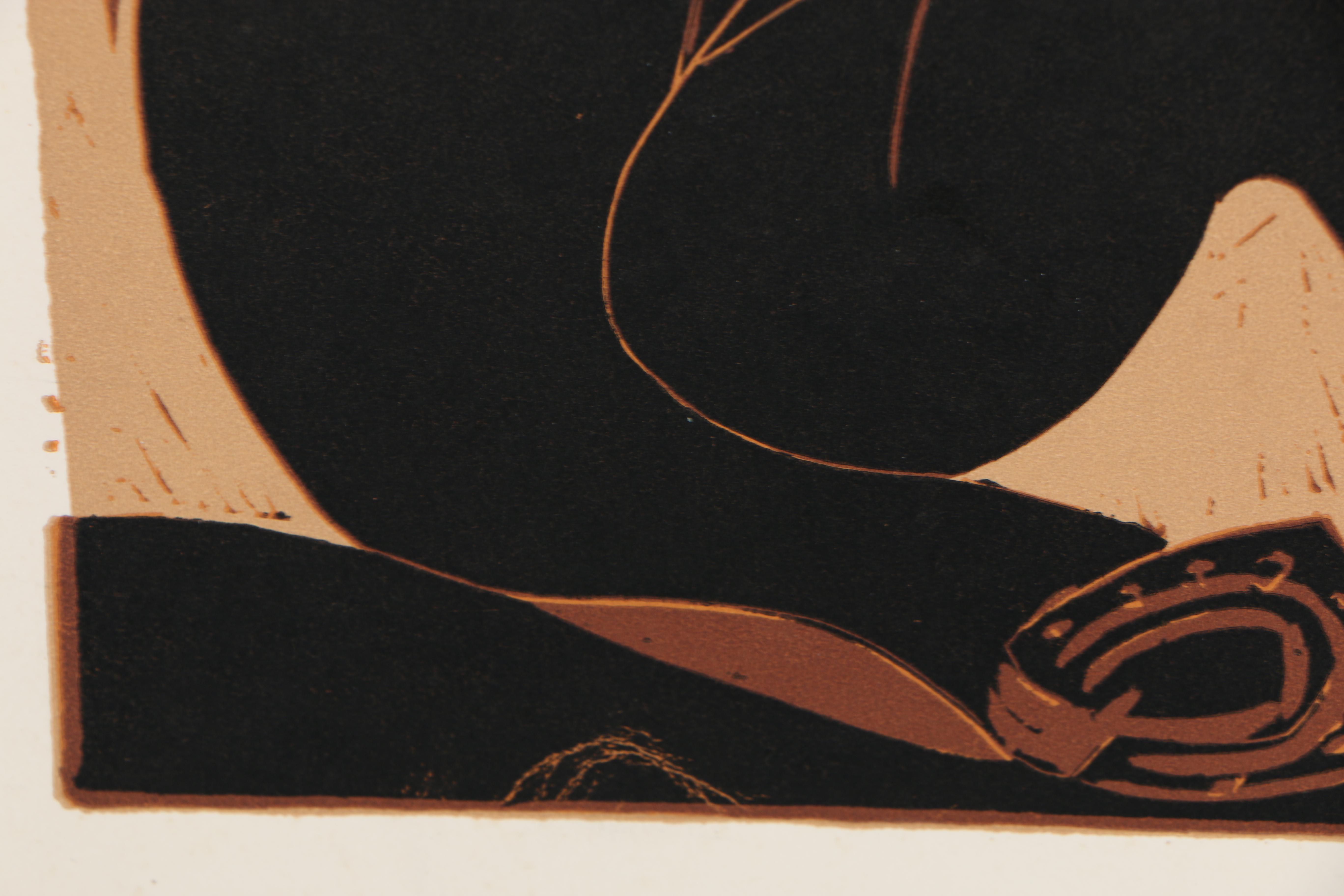 Pablo Picasso 1962 Linocut "Picador Goading Bull"