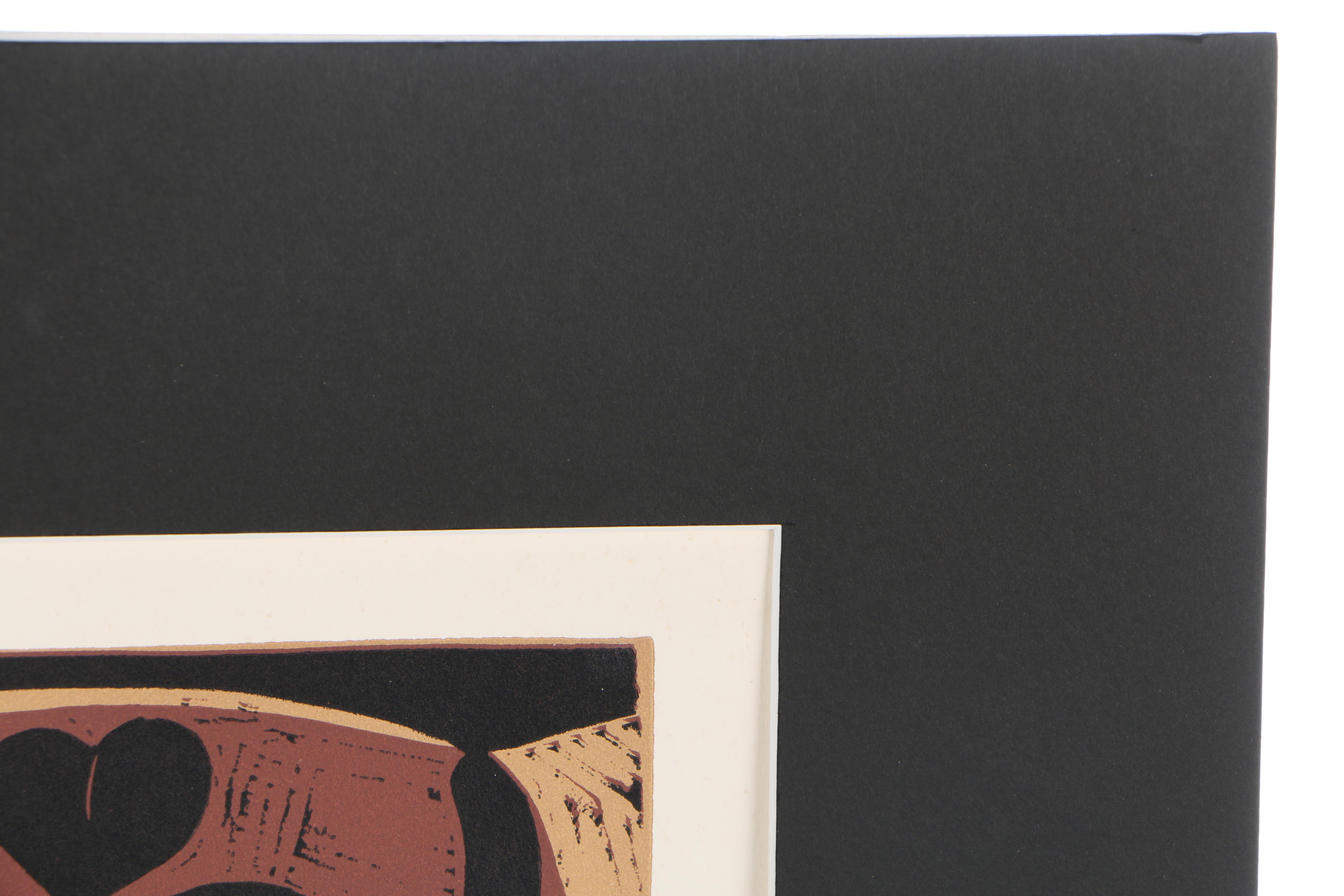 Pablo Picasso 1962 Linocut "Picador Goading Bull with Matador"