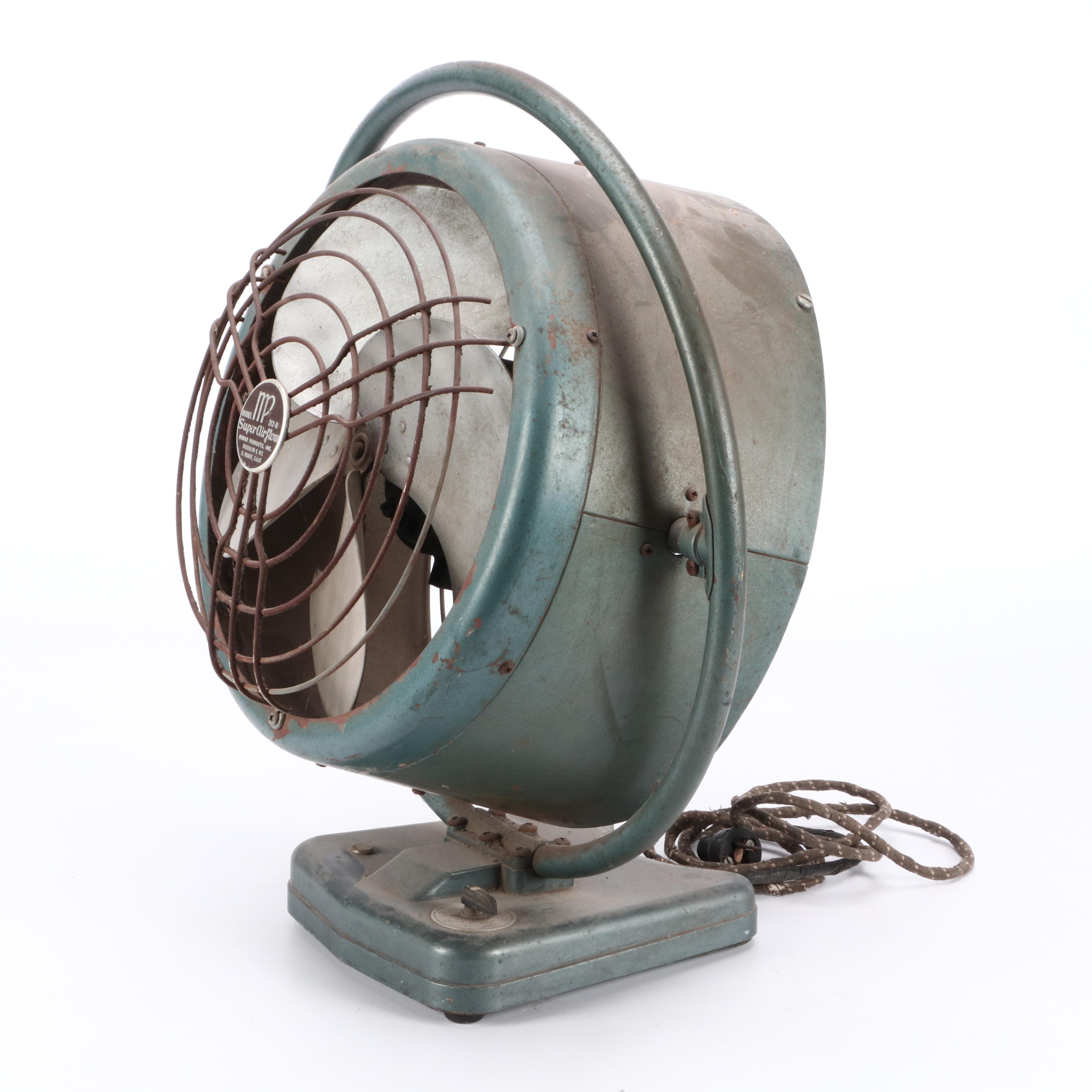 Vintage Mimar Products Super Airflow Electric Fan