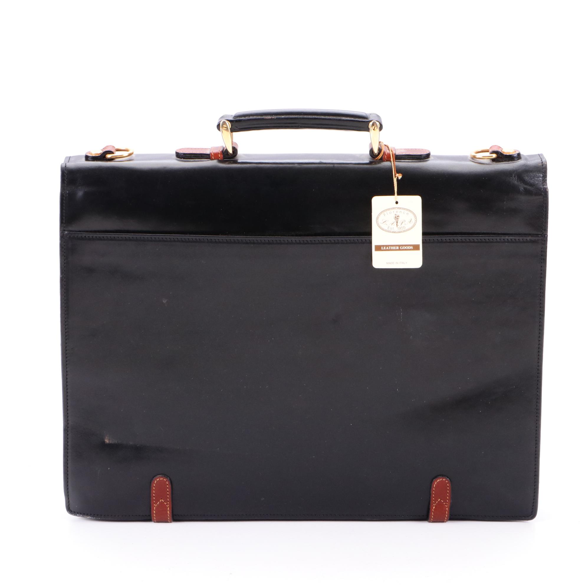 Longchamp Paris and Florence LAPA Leather Briefcases