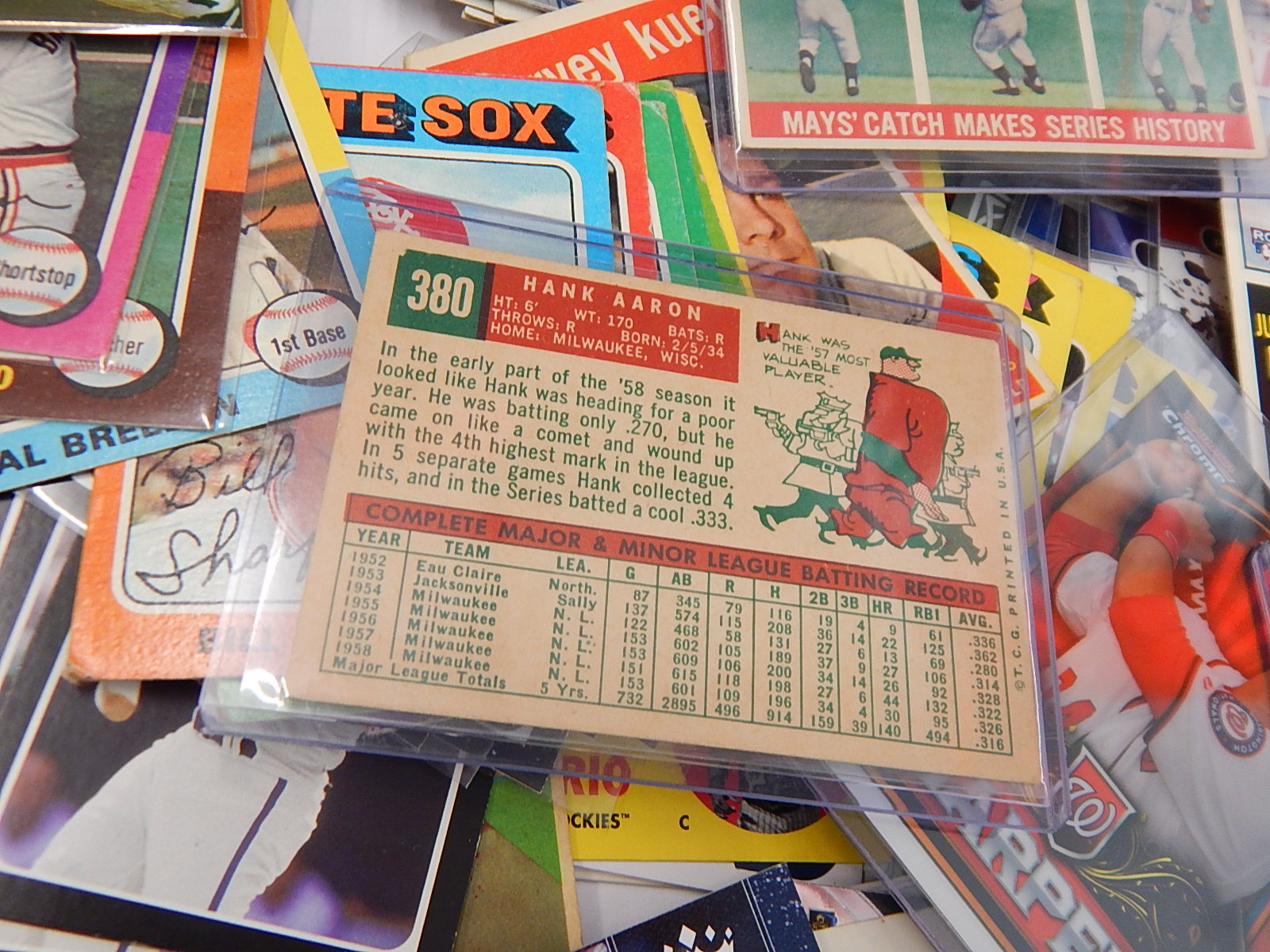 Large Baseball Card Collection with Full and Partial Sets