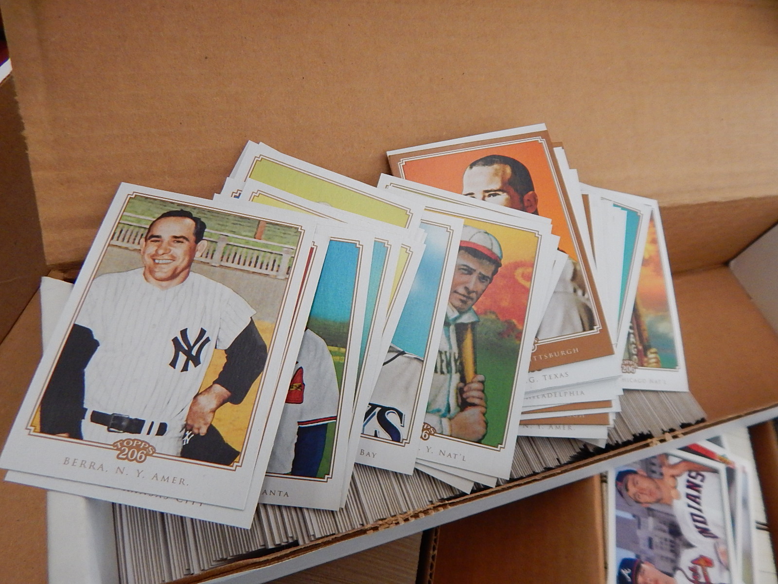 Large Baseball Card Collection with Full and Partial Sets
