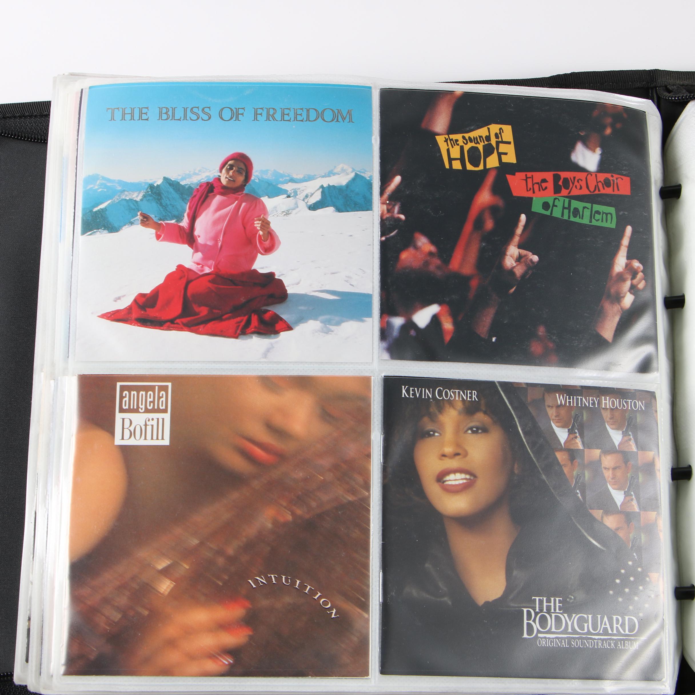 Case Logic Wallets with CDs including Mariah Carey, Cher and Bon Jovi