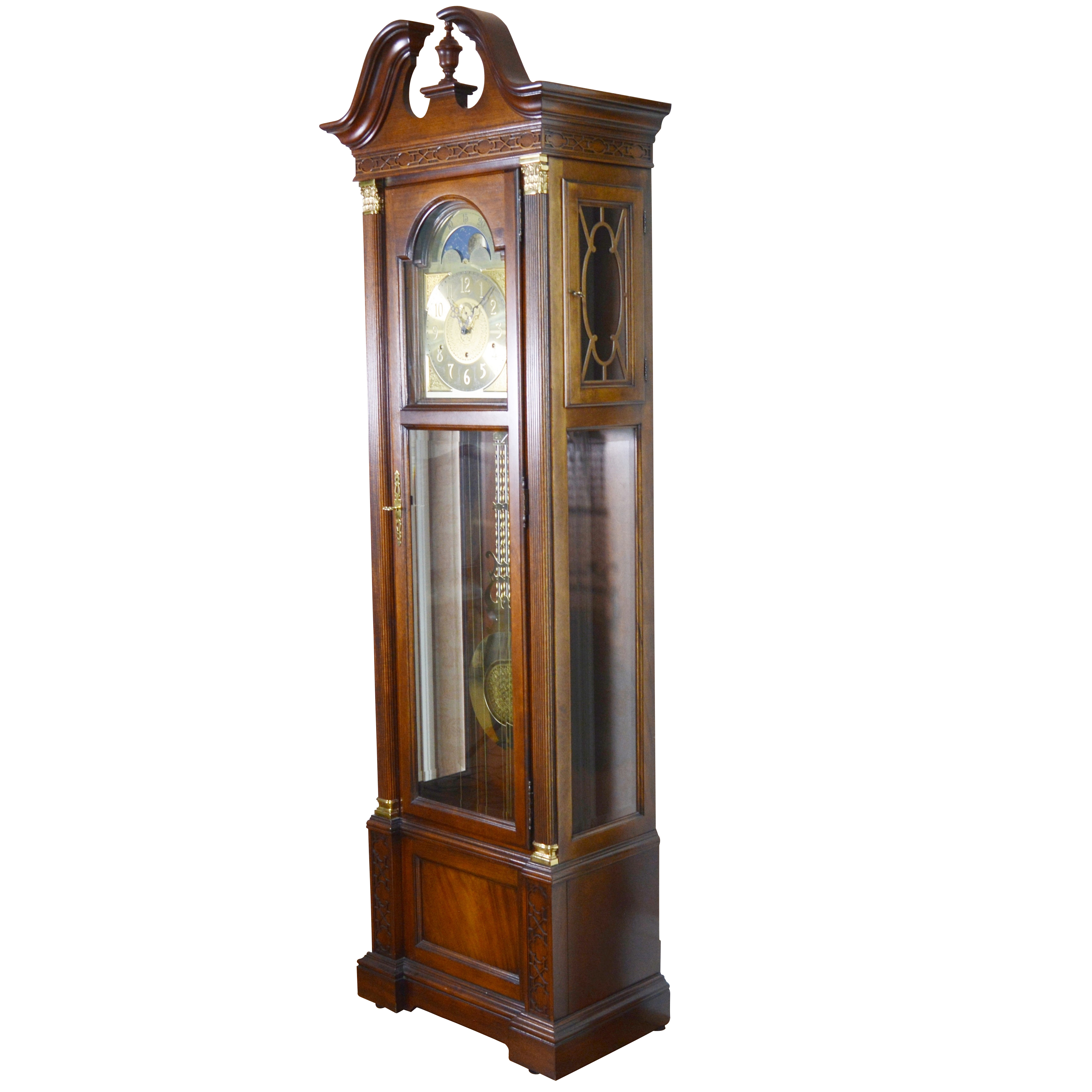 Chippendale Style Howard Miller Longcase Clock