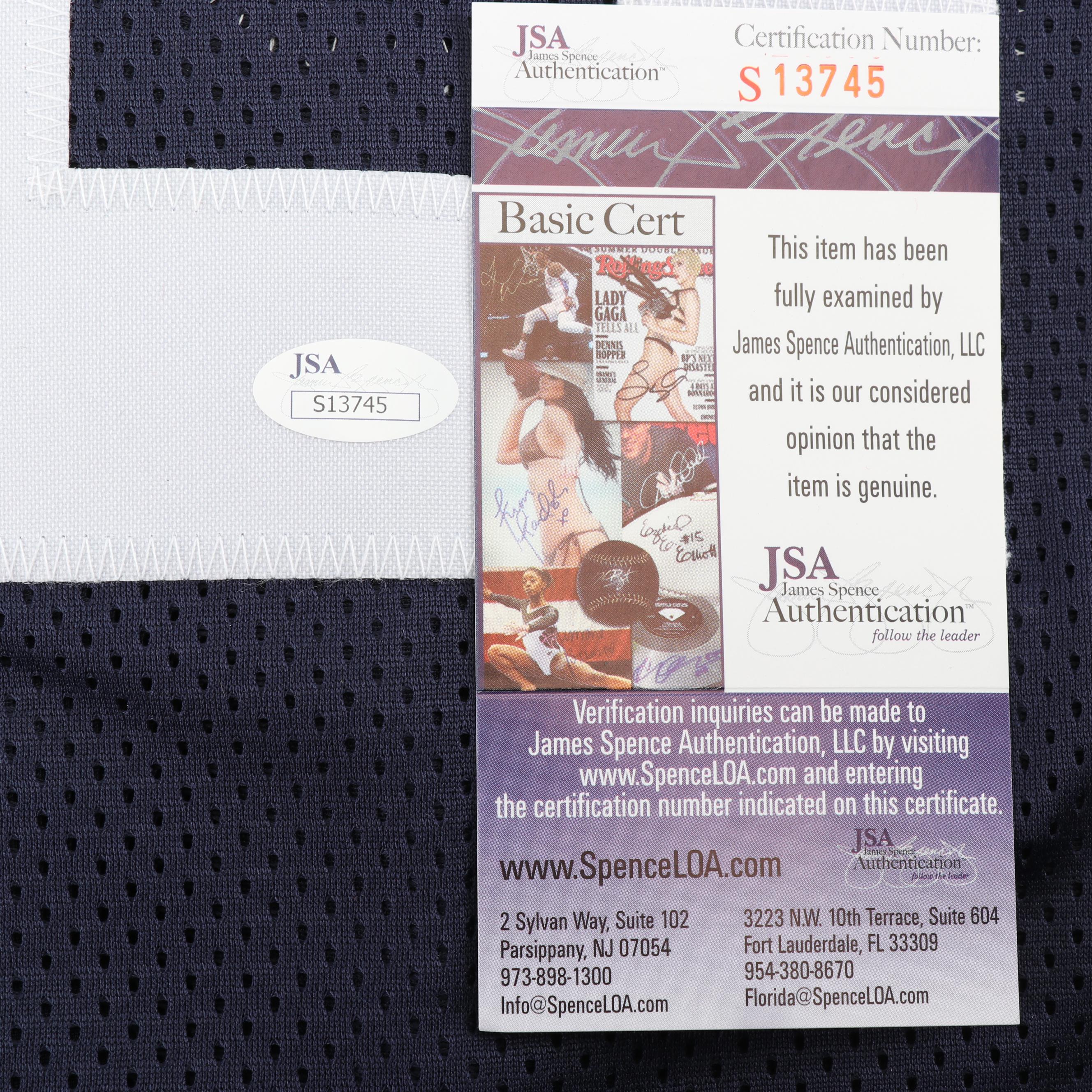 Mel Renfro Autographed Dallas Cowboys Replica Jersey - JSA COA