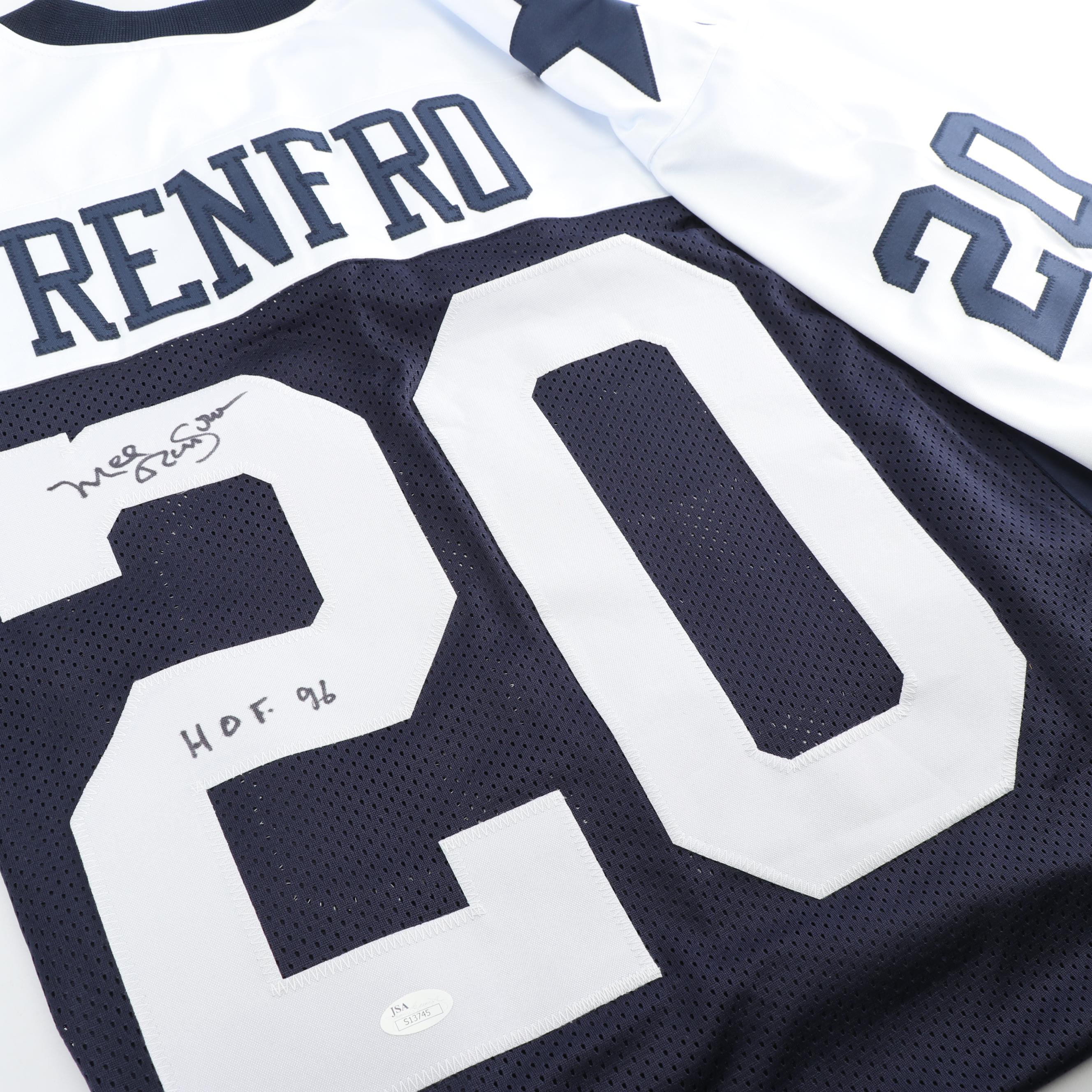 Mel Renfro Autographed Dallas Cowboys Replica Jersey - JSA COA