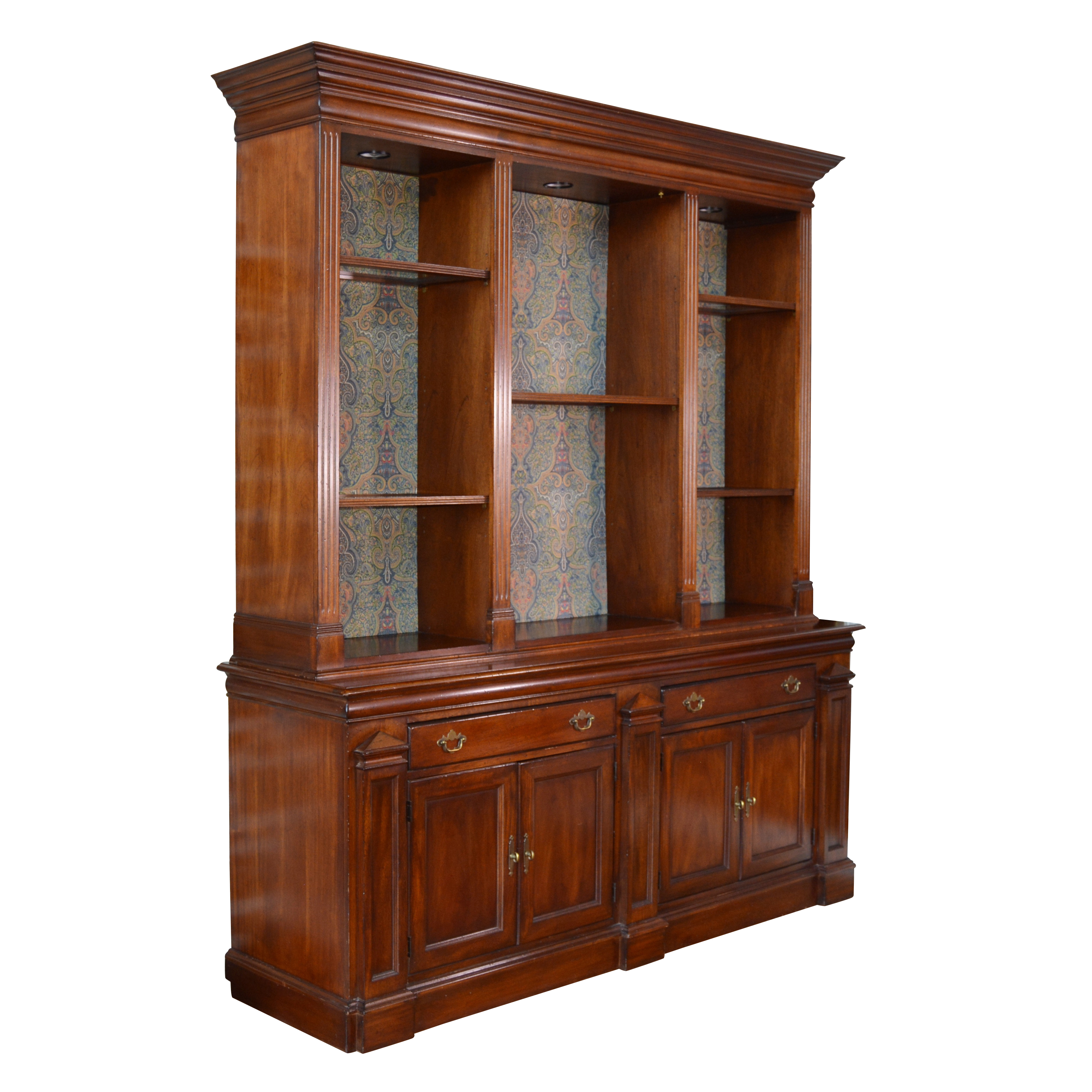Neoclassical Style Bookcase/Display Cabinet by Lexington, 21st Century