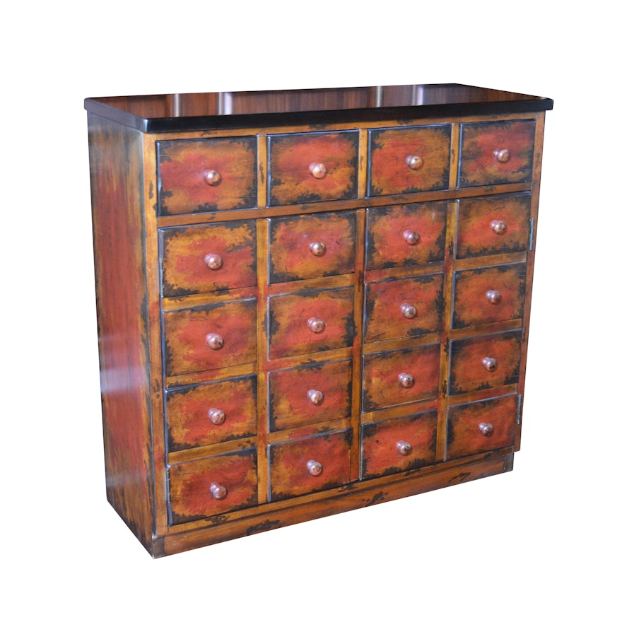Apothecary Style "Andover " Cabinet by Pottery Barn, 21st Century