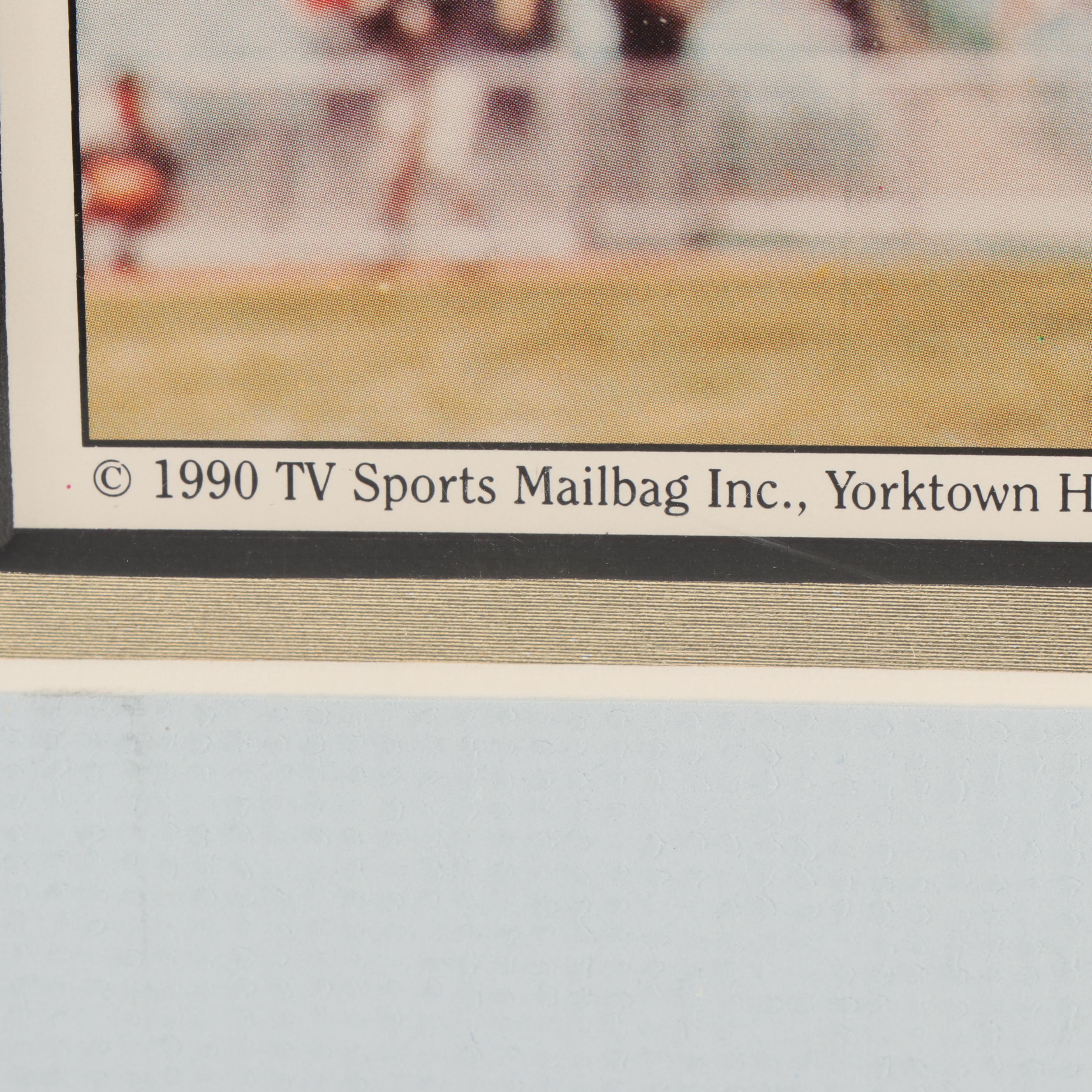 Mickey Mantle Autographed Hall of Fame Induction Day Display