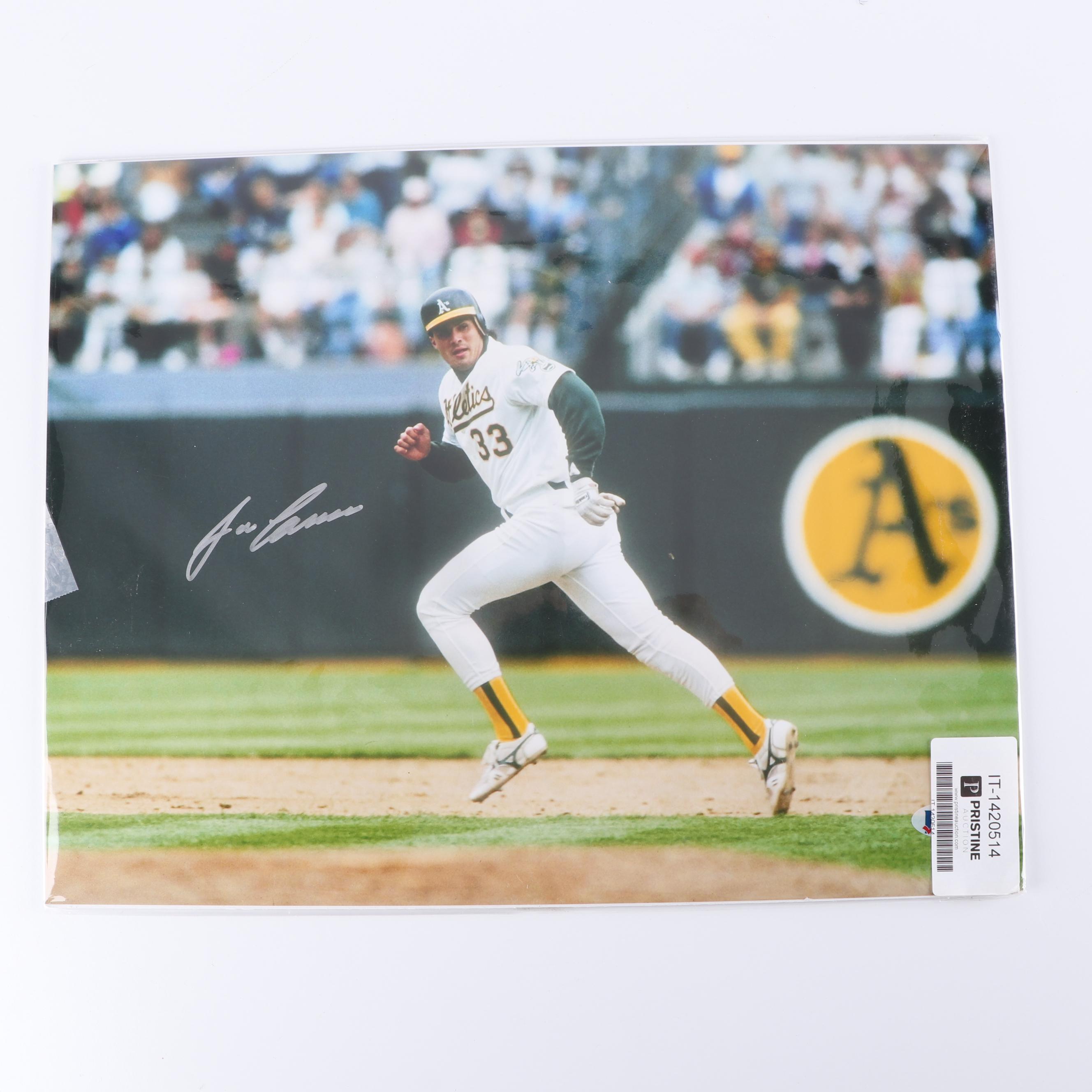 Jose Canseco Autographed Digital Print - Beckett COA