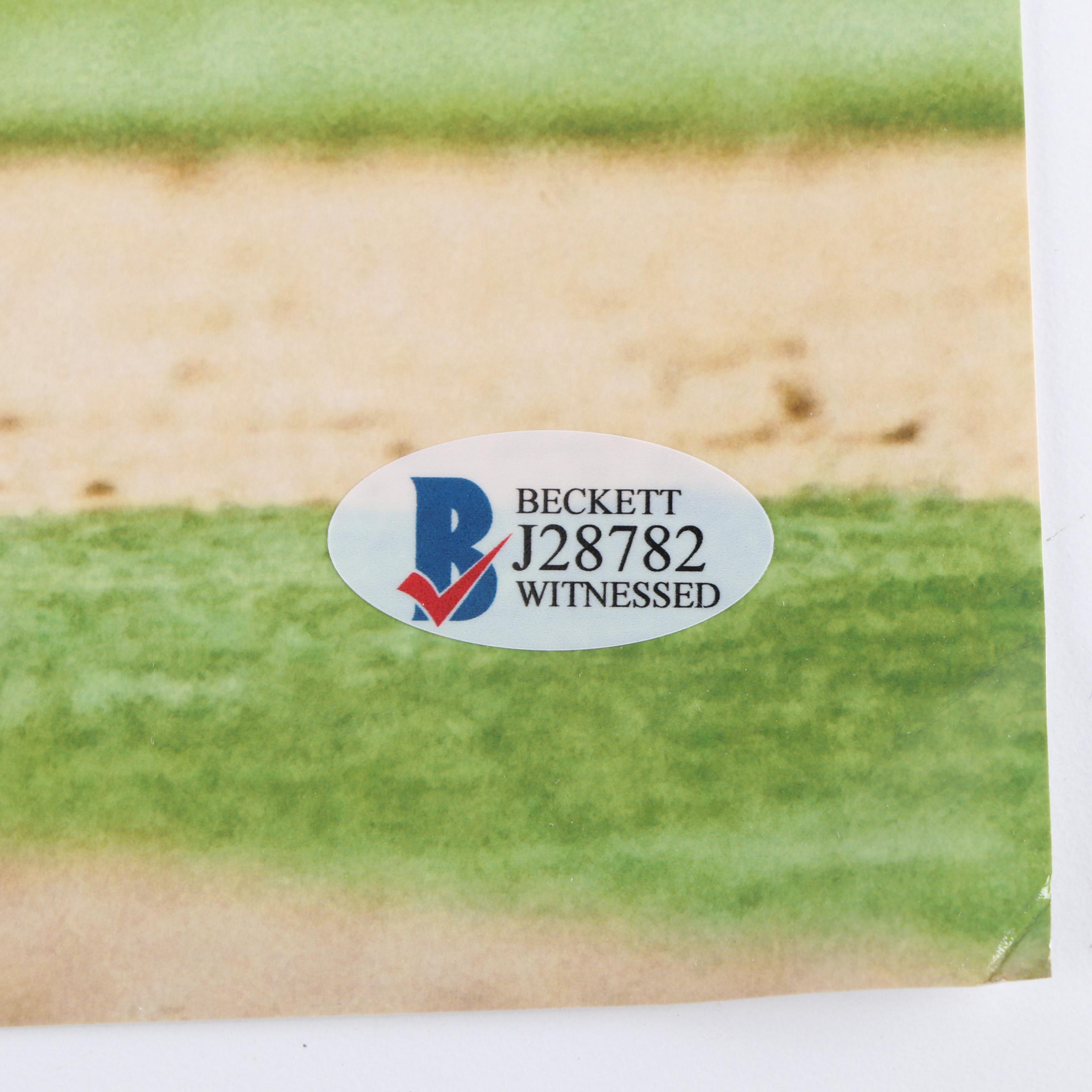 Jose Canseco Autographed Digital Print - Beckett COA