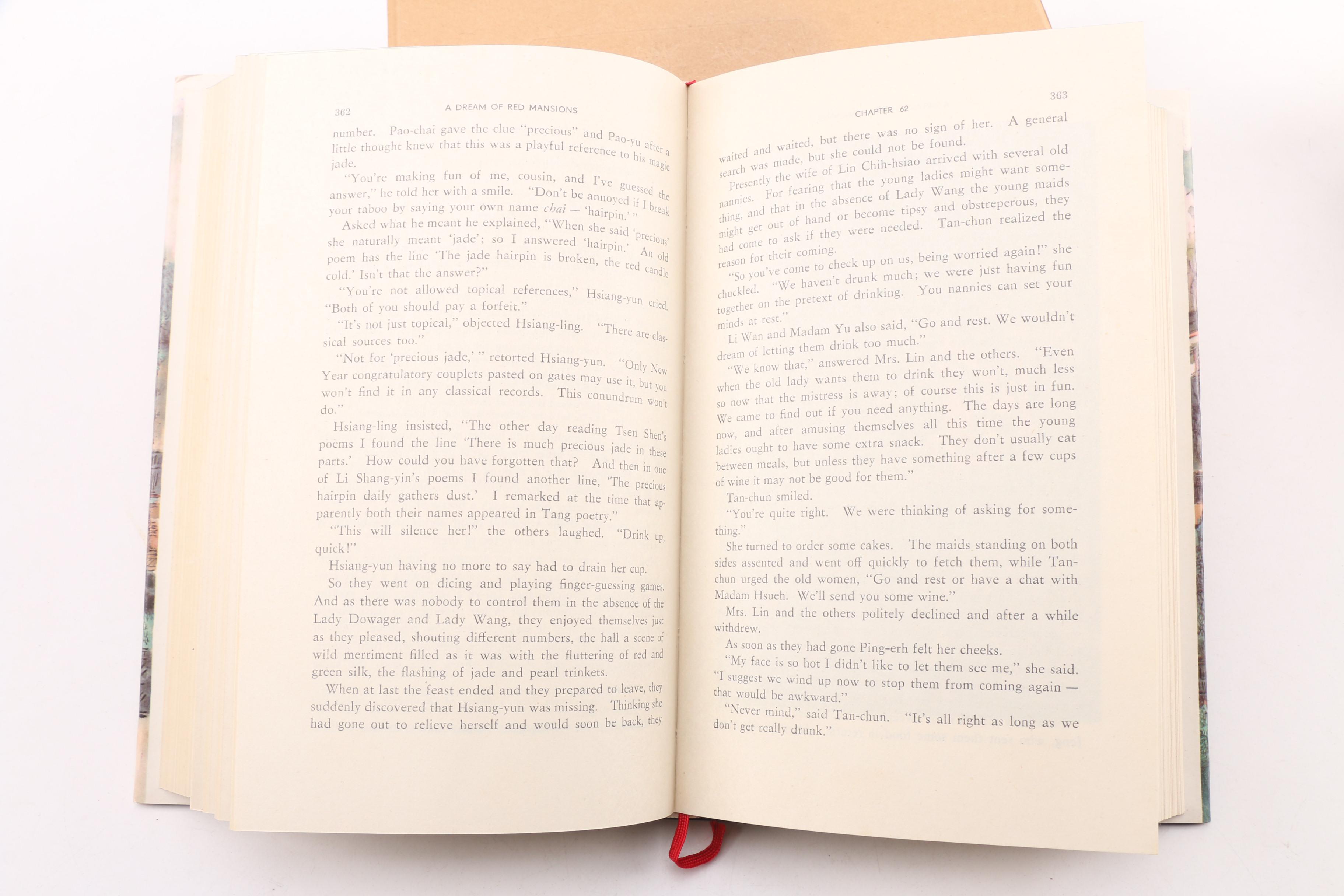 1978 "A Dream of Red Mansions" by Tsao Hsueh-Chin in Three Volumes